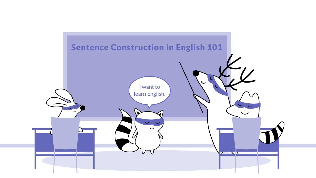 Basic sentence structure in English