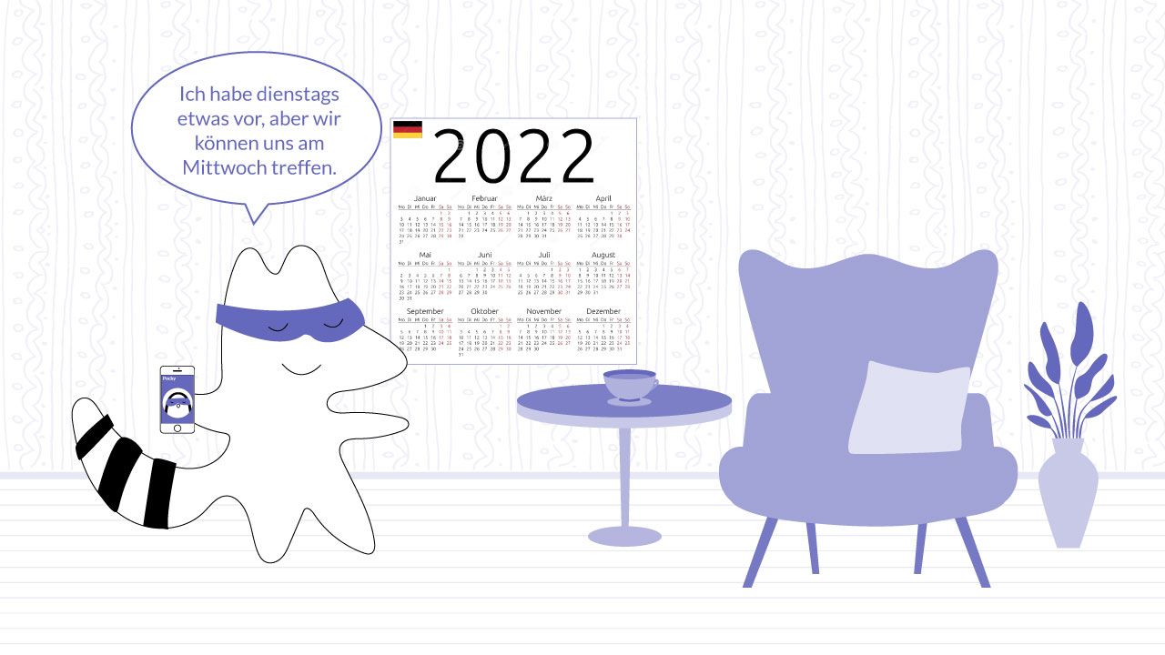 How to write dates in German