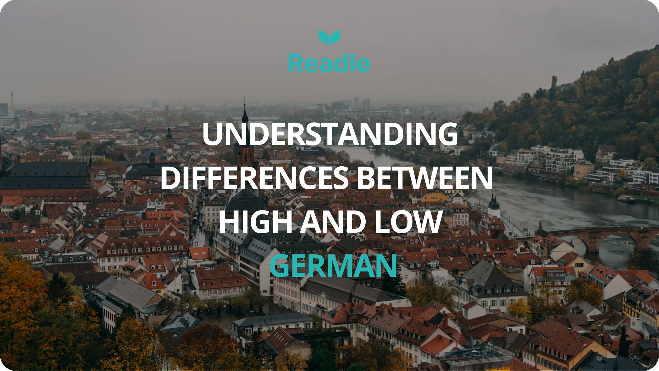German Language Line High German vs. Low German: Understand the Differences | Readle