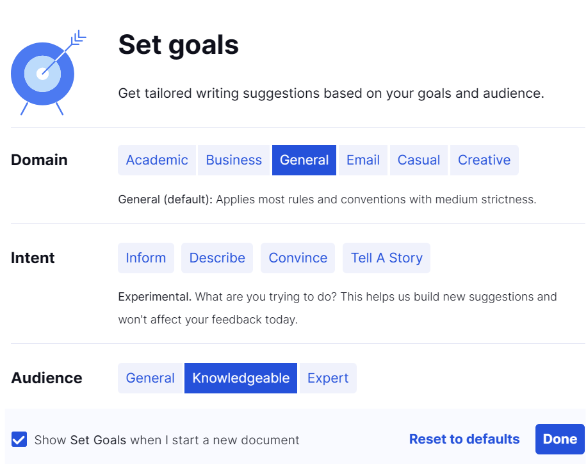 Grammarly 修正英文