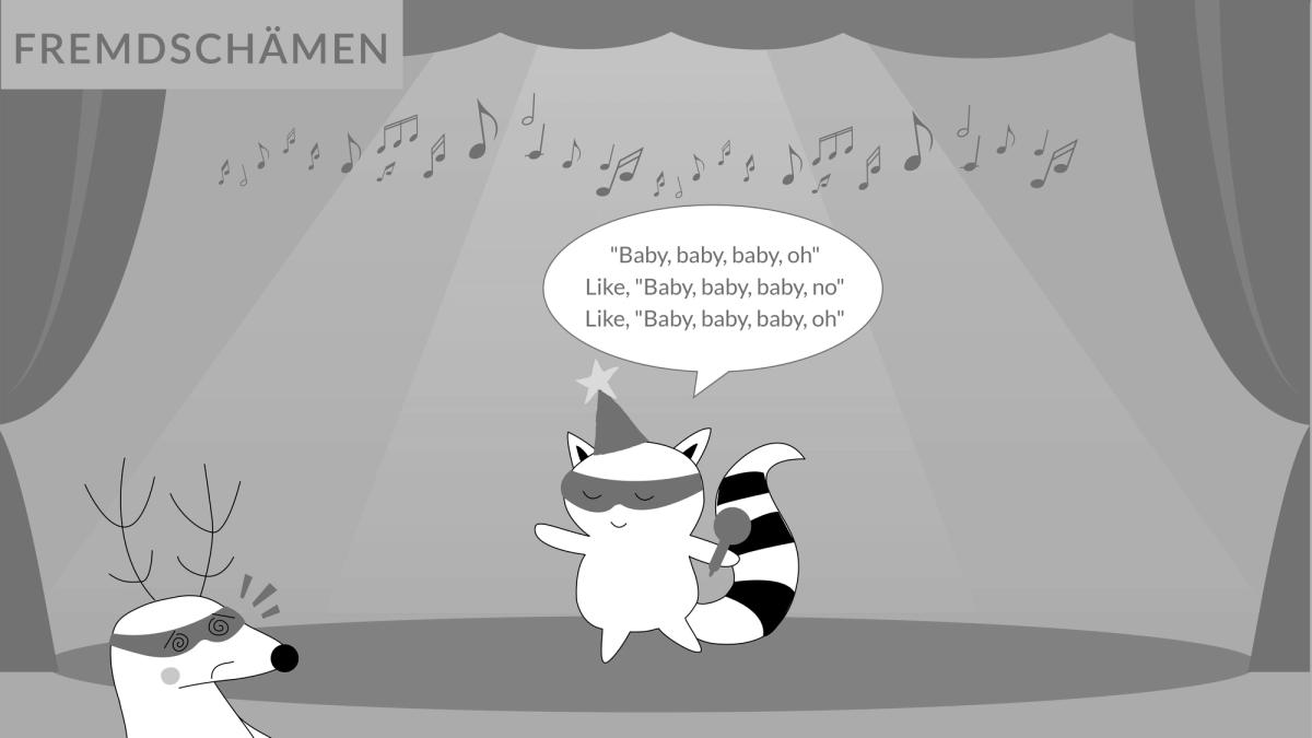 Soren watches how extremely badly Benji is singing karaoke and cannot help himself but cringe.