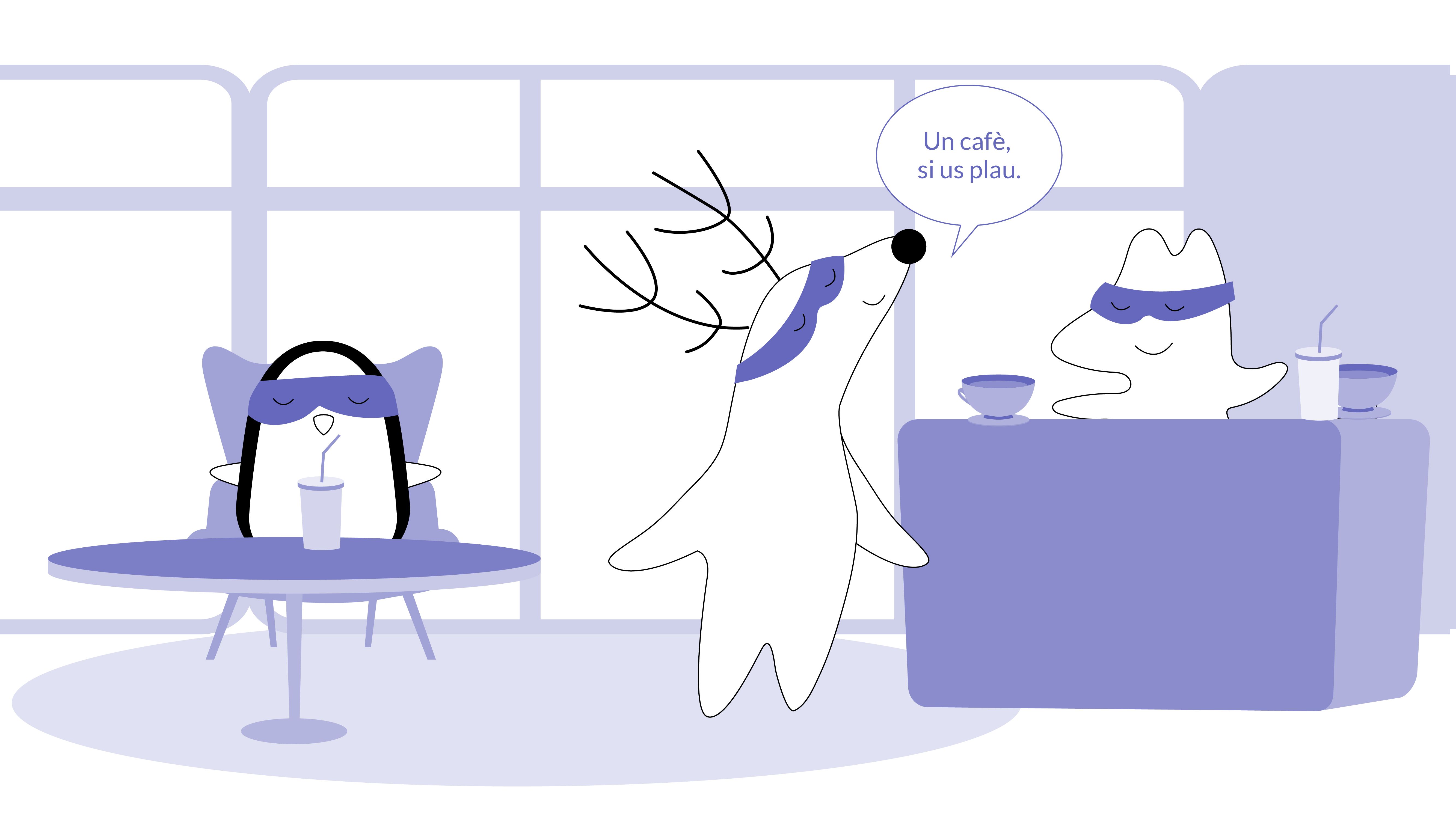 Asking for a coffee in Catalan