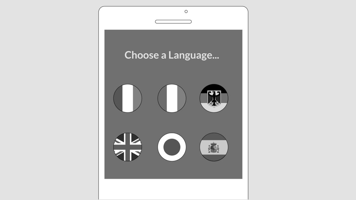 Learn Spanish, English, French and German