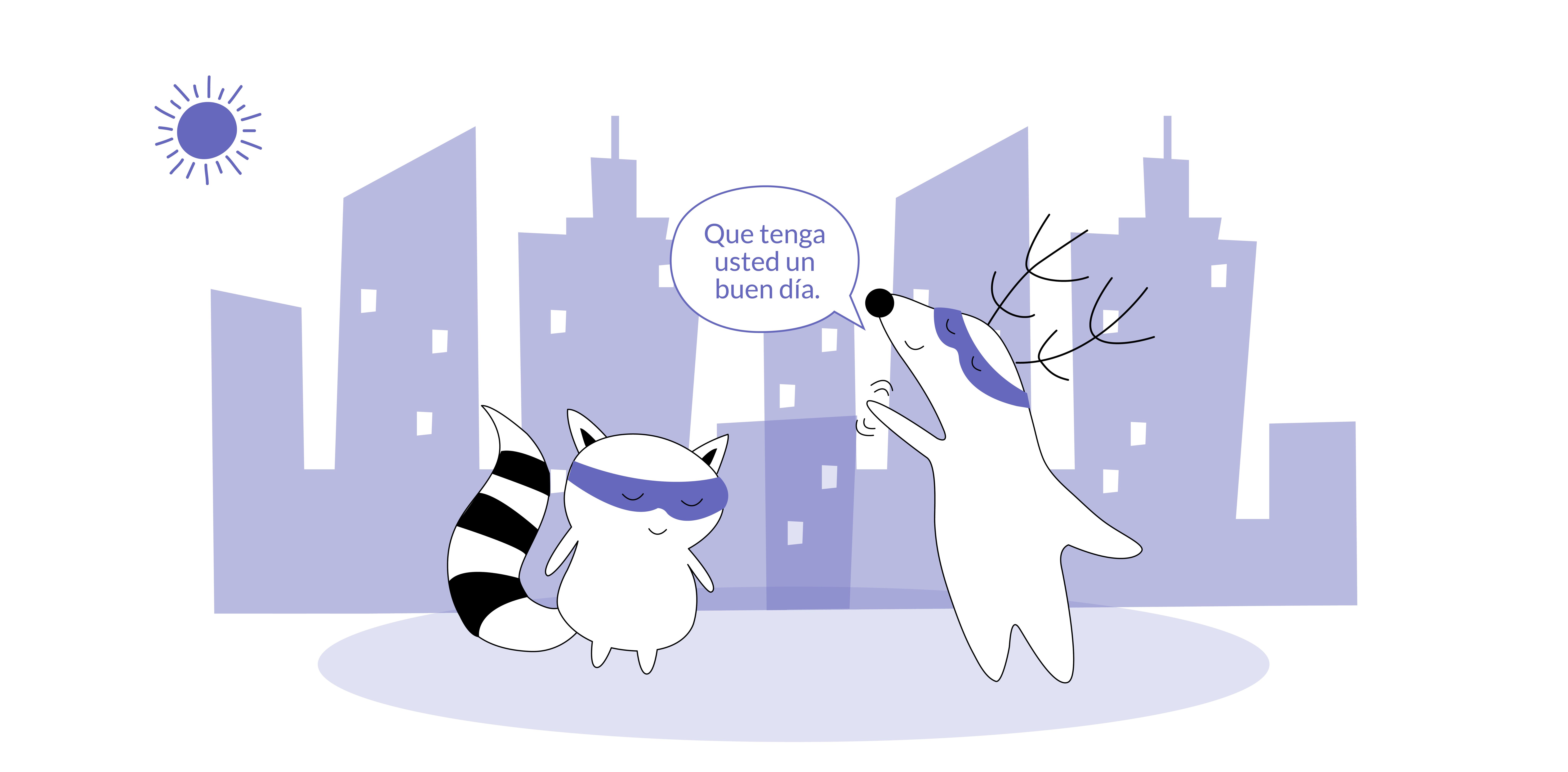 Soren greets Pocky on the street, saying,