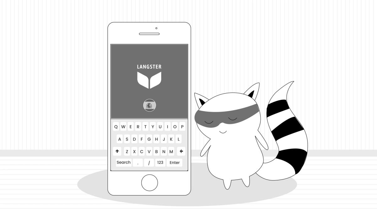 Benji is studying Spanish using the Langster app.