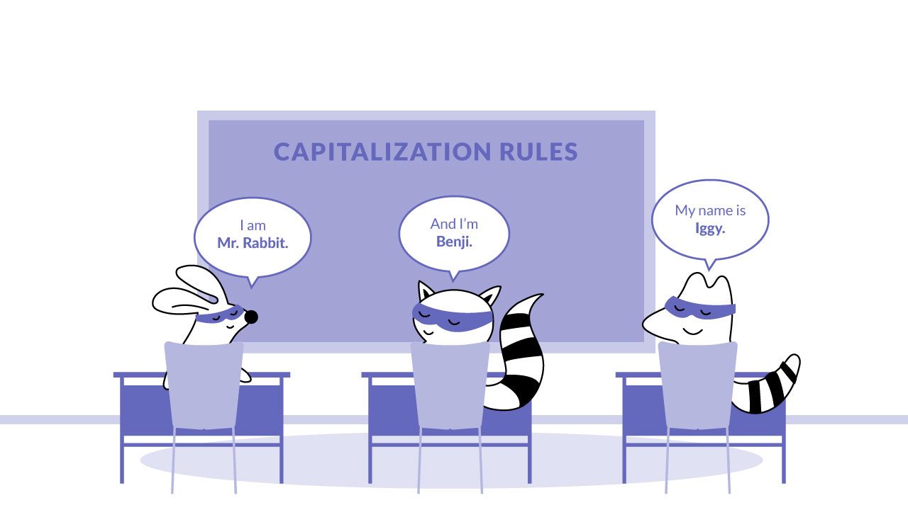 Capitalization rules in English