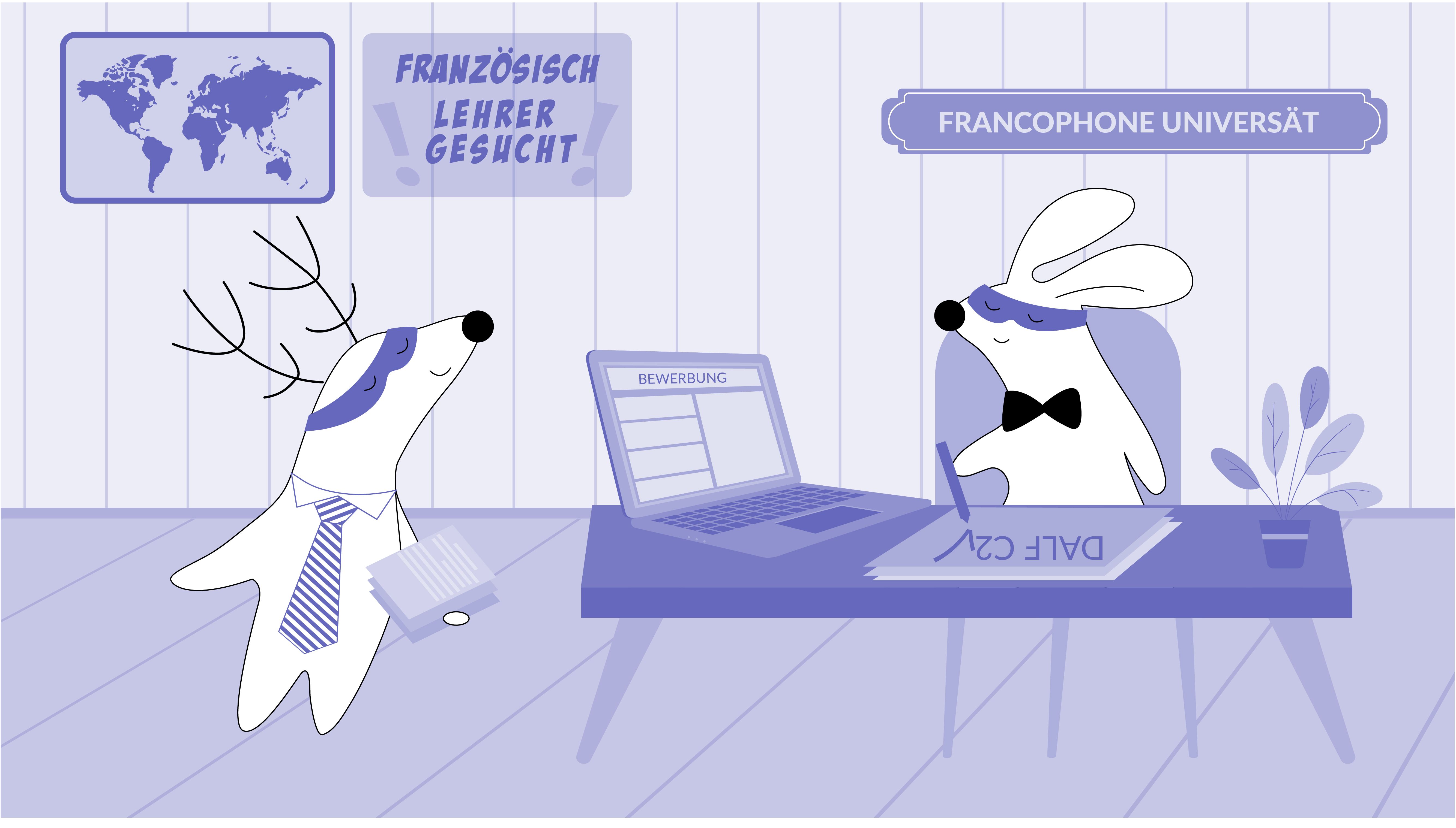 Soren and Pocky at the office.