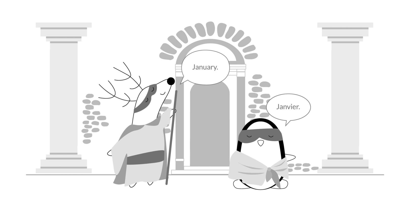 Months in French