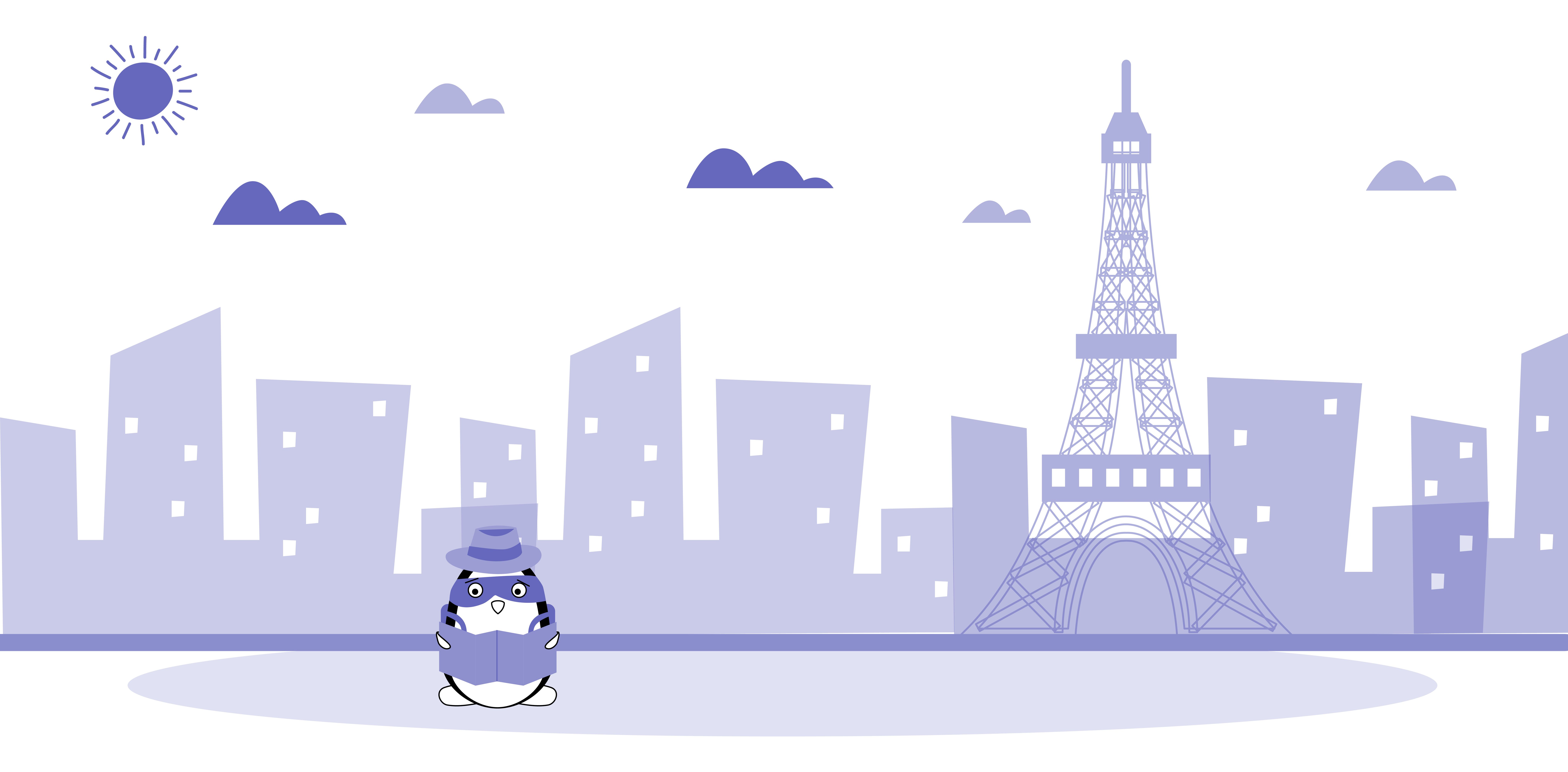 Pocky in Paris, looking confused