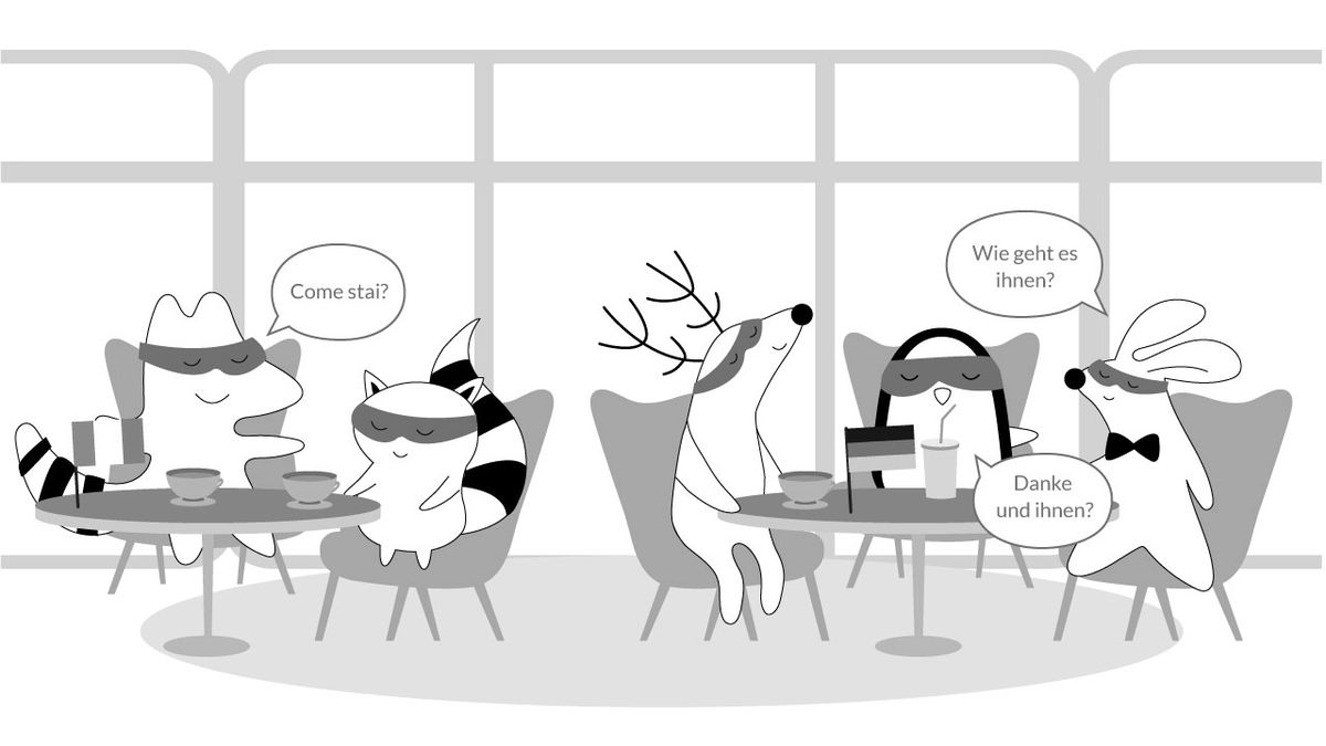 A conversation club meeting