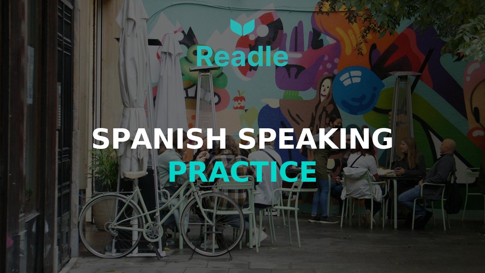 Branded Readle hero image for Spanish Speaking Practice, based on an Unsplash photo by Maria Vlasenko