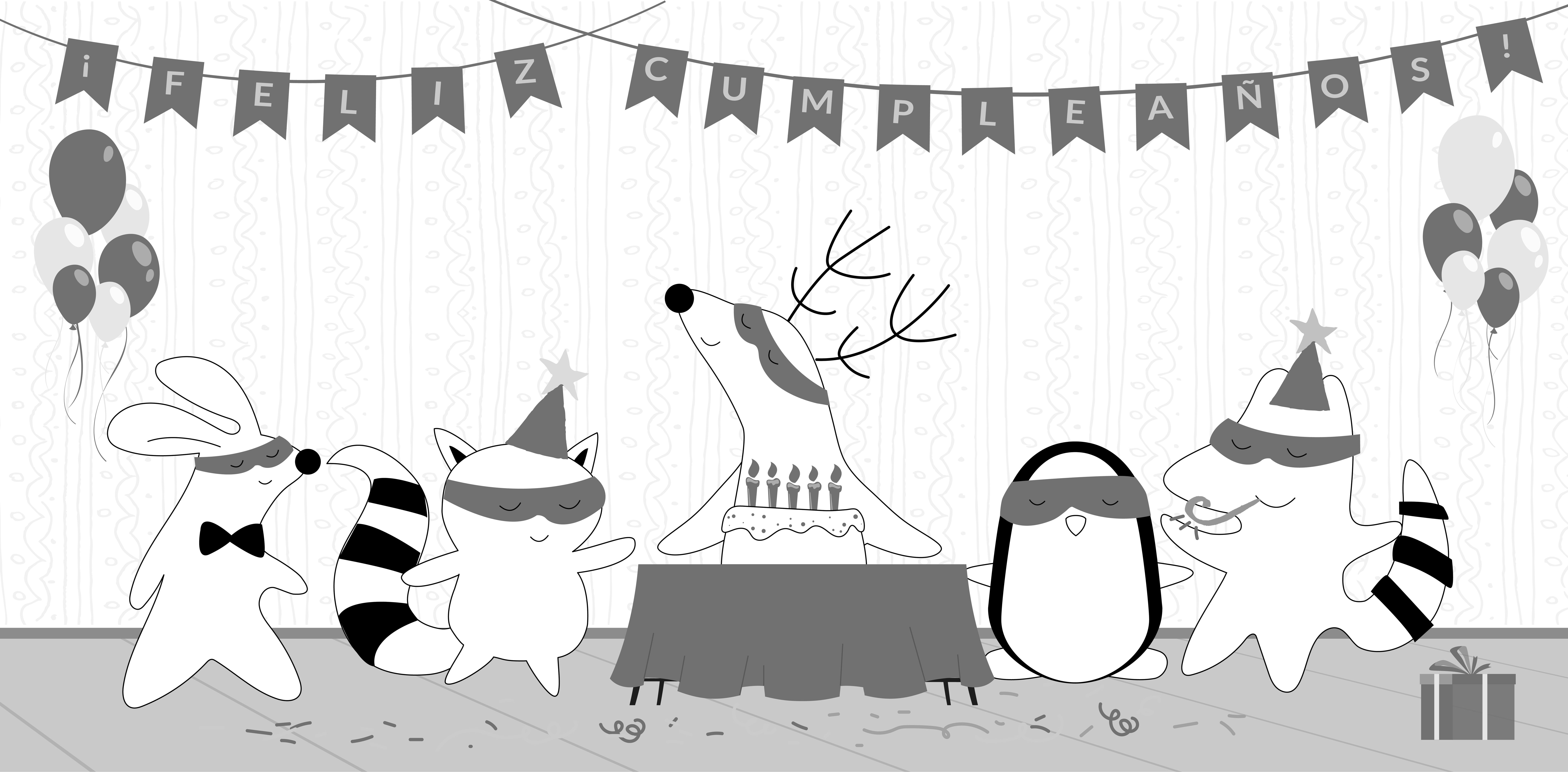  It's Soren's birthday, he's surrounded by friends and about to blow the candles of a giant cake.