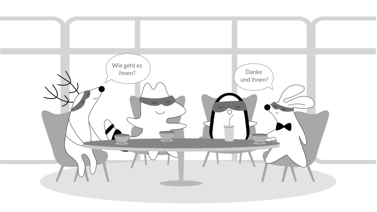 Another time at the same coffee shop, now, Soren joins Iggy, Pocky, and Benji’s conversation.