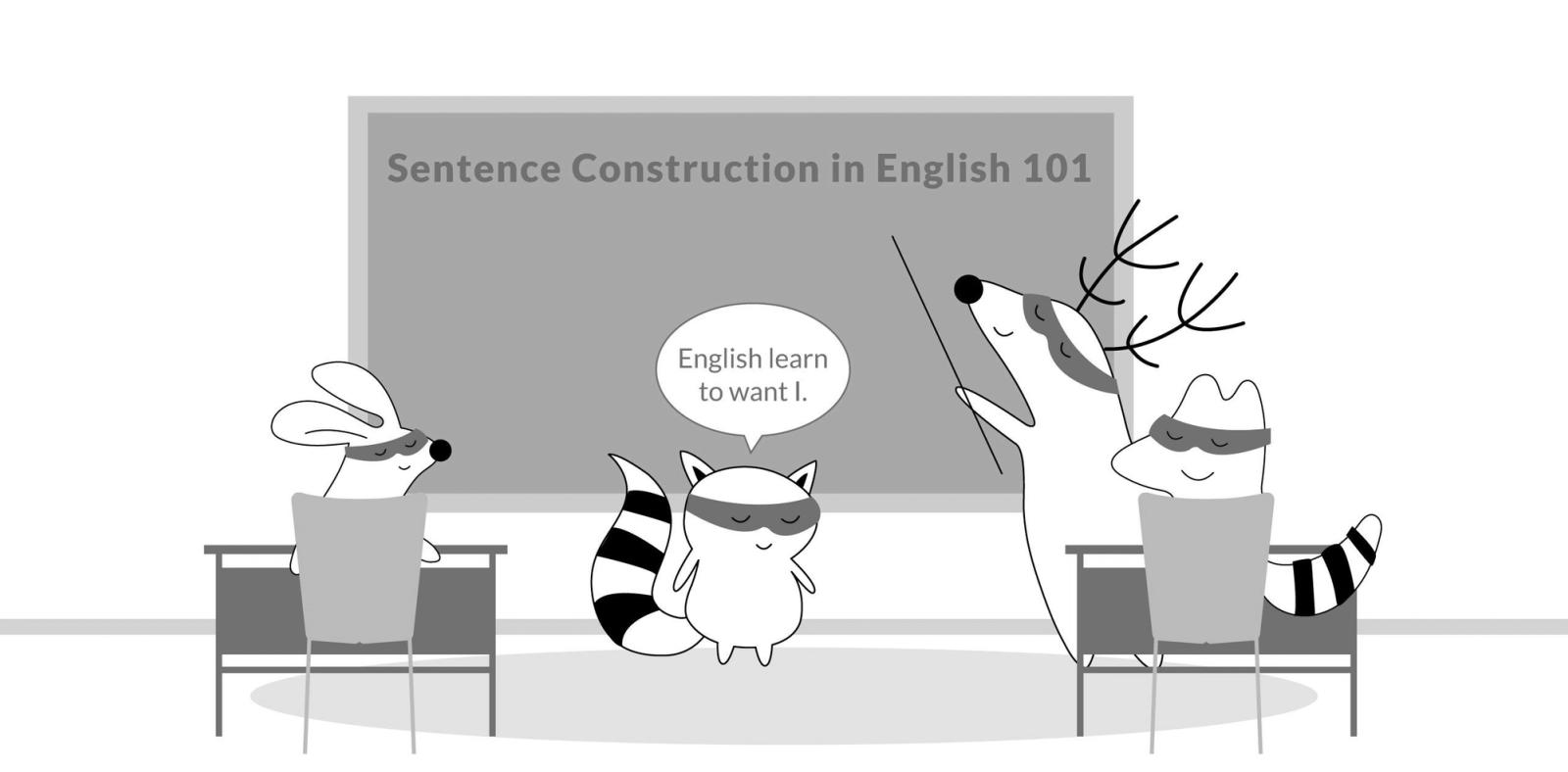 Grundlegende Satzstruktur im Englischen