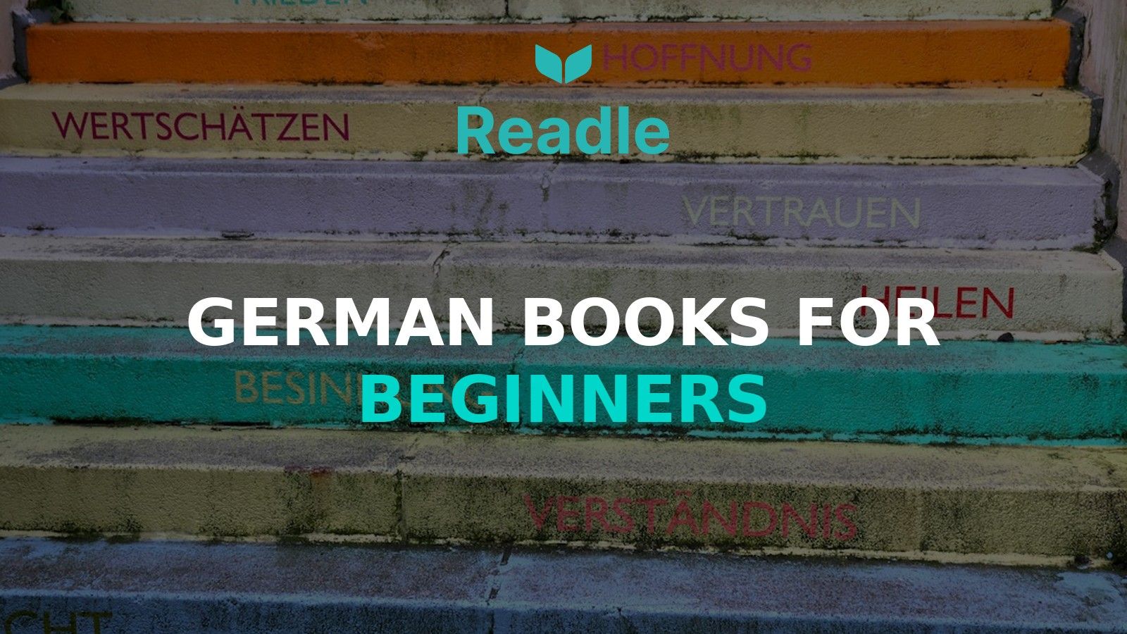 Readle blog hero: Books for German Beginners — where to start without quitting on page three