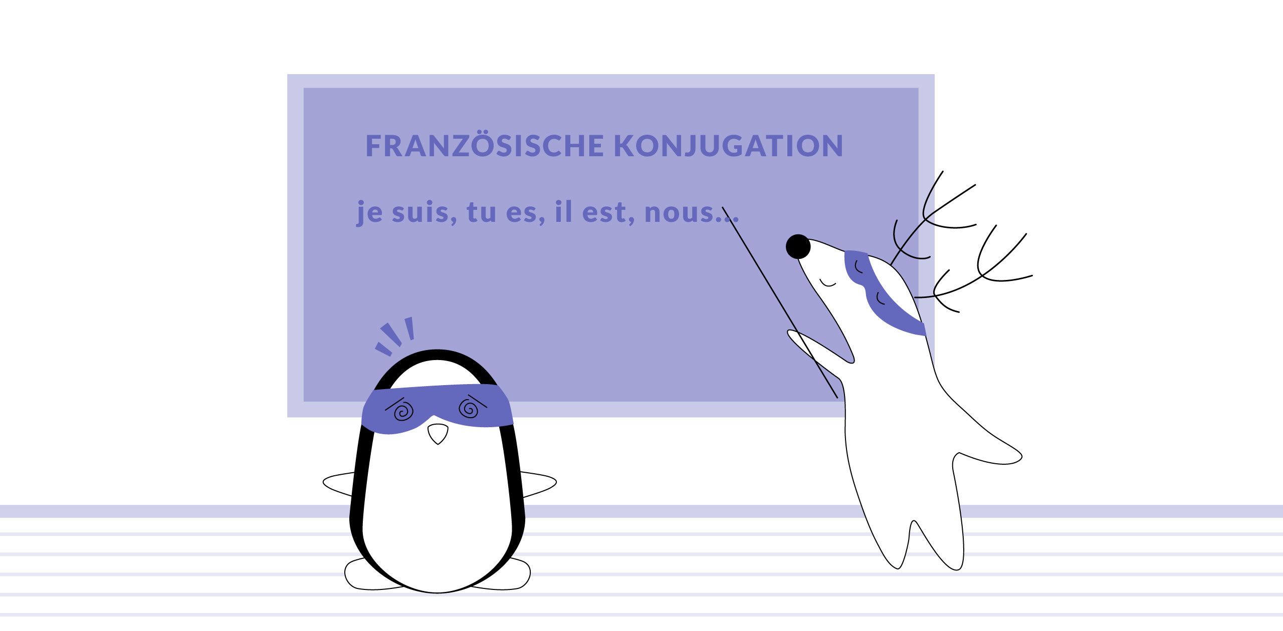 Die Konjugation französischer Verben