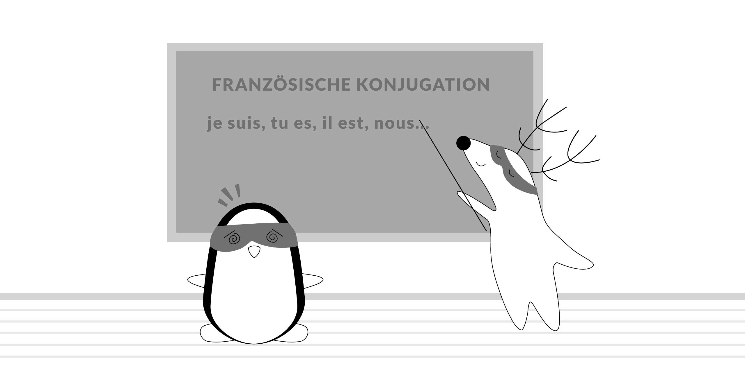 Die Konjugation französischer Verben