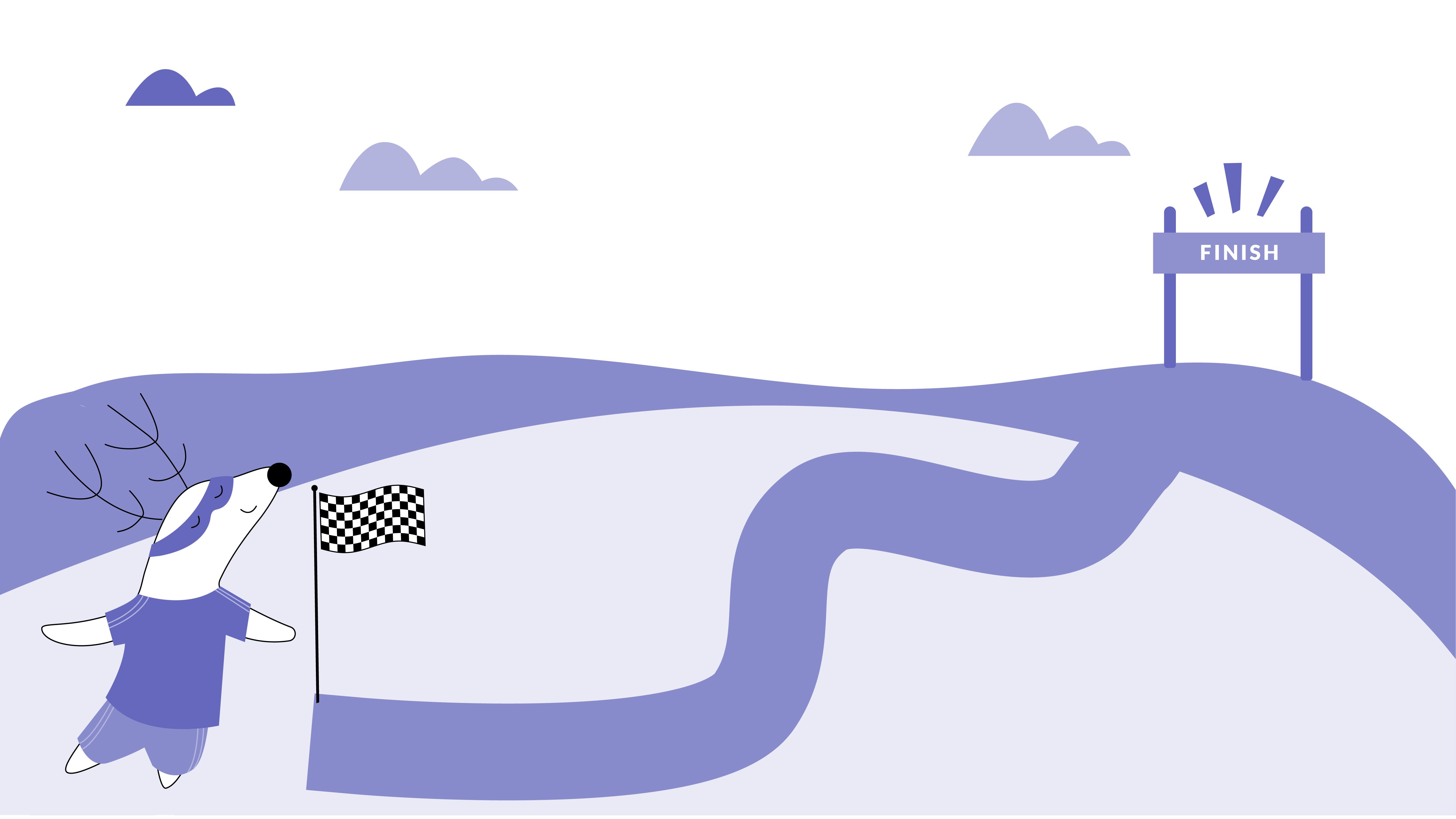 Soren, dressed in sporting clothes, is about to start a race.