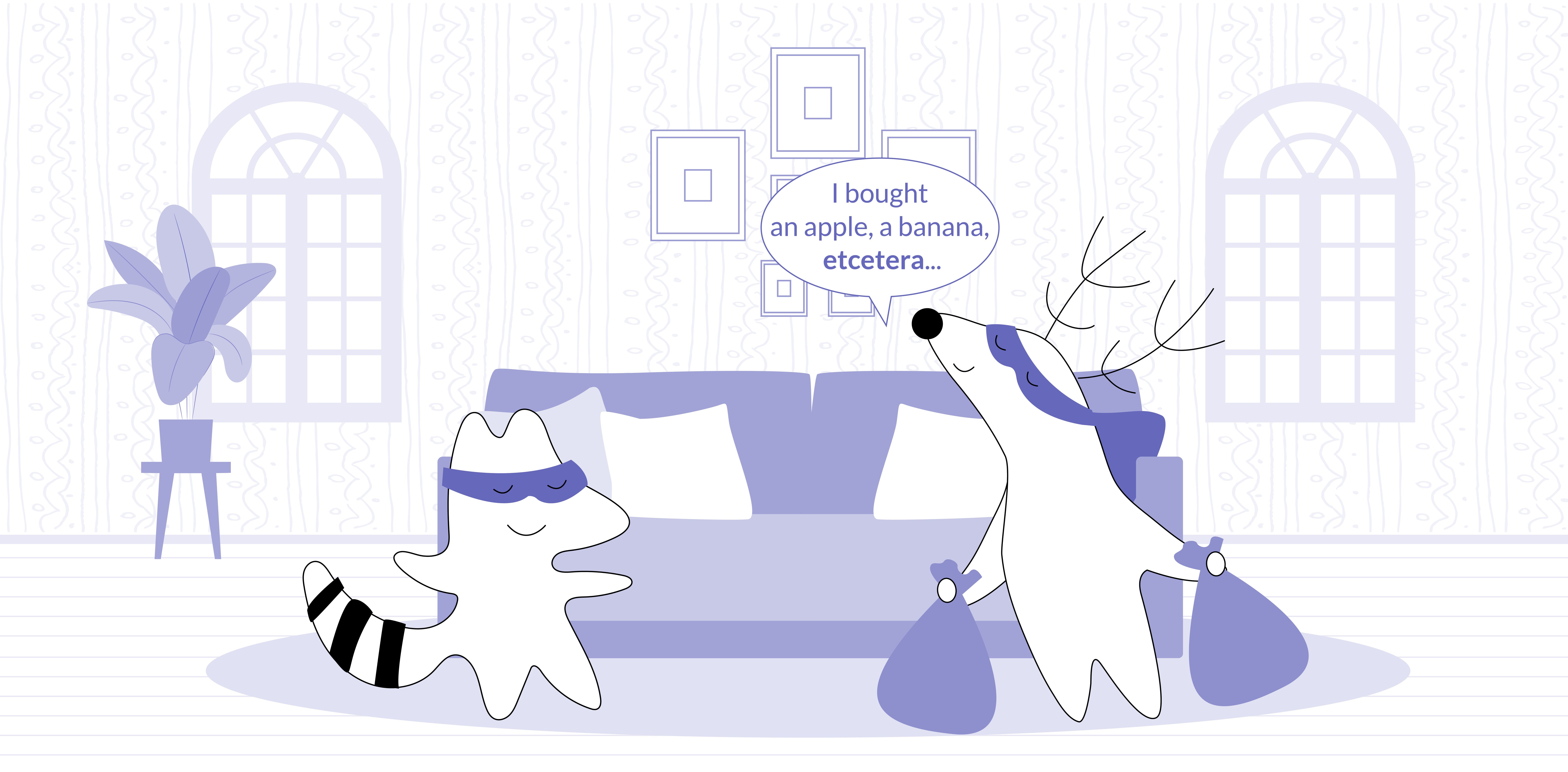 Soren and Iggy at home speaking, Soren saying