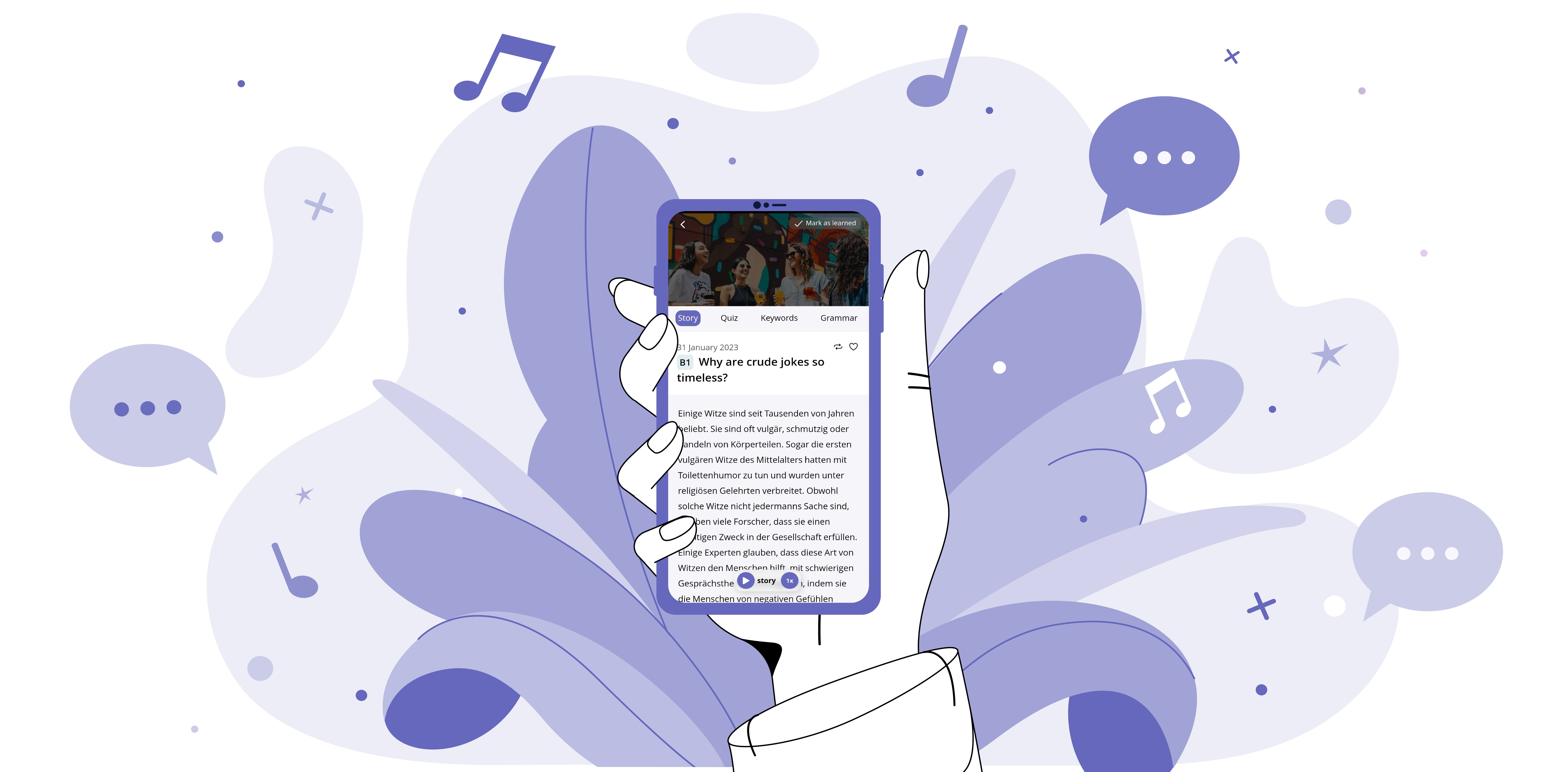 A hand holding a smartphone