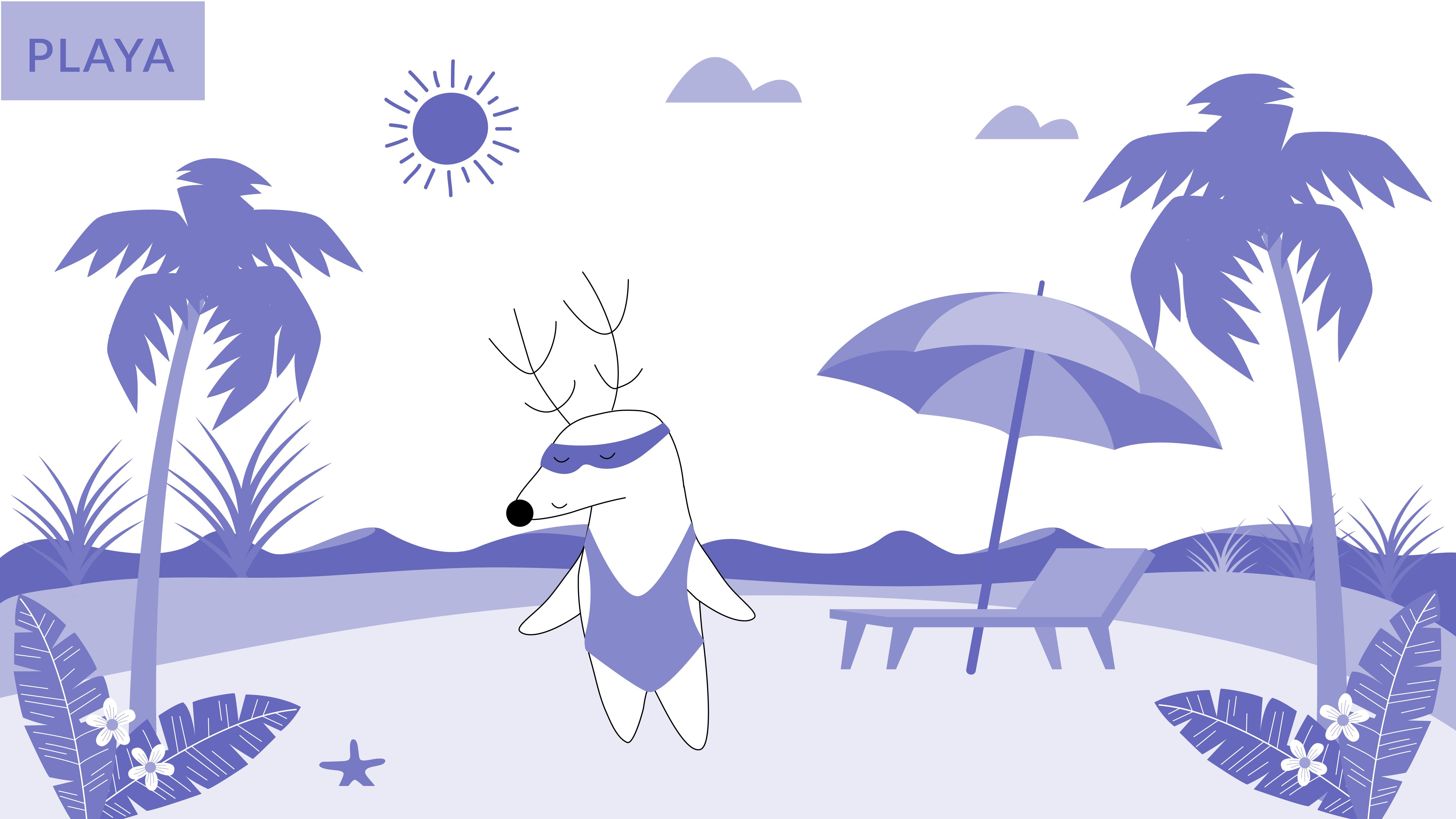 The same picture with Soren, as the first one, but this time with the word “PLAYA” in the upper right corner