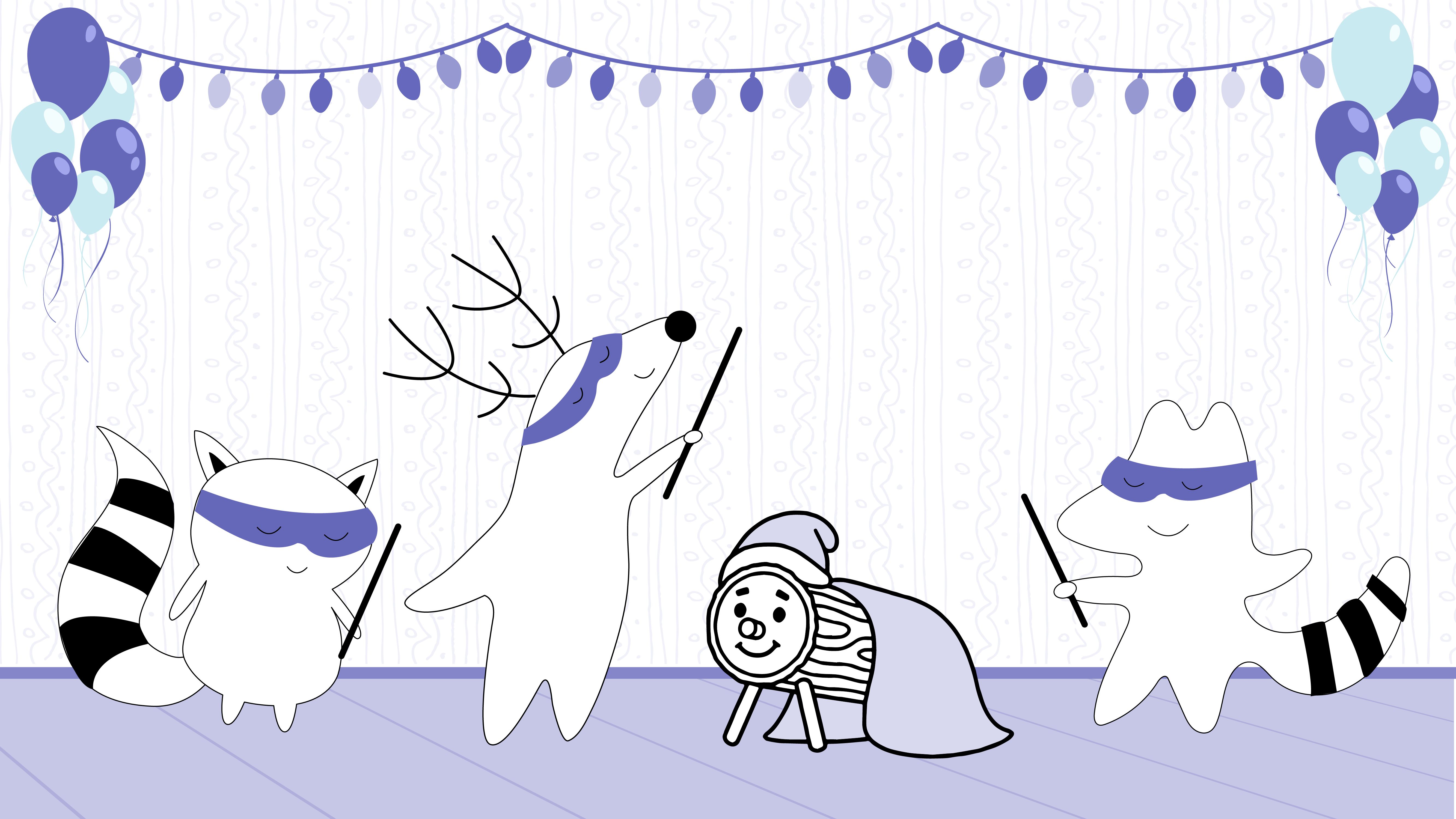 Iggy, Pocky, Soren, and Benji are hitting The Caga Tió to get Christmas presents.