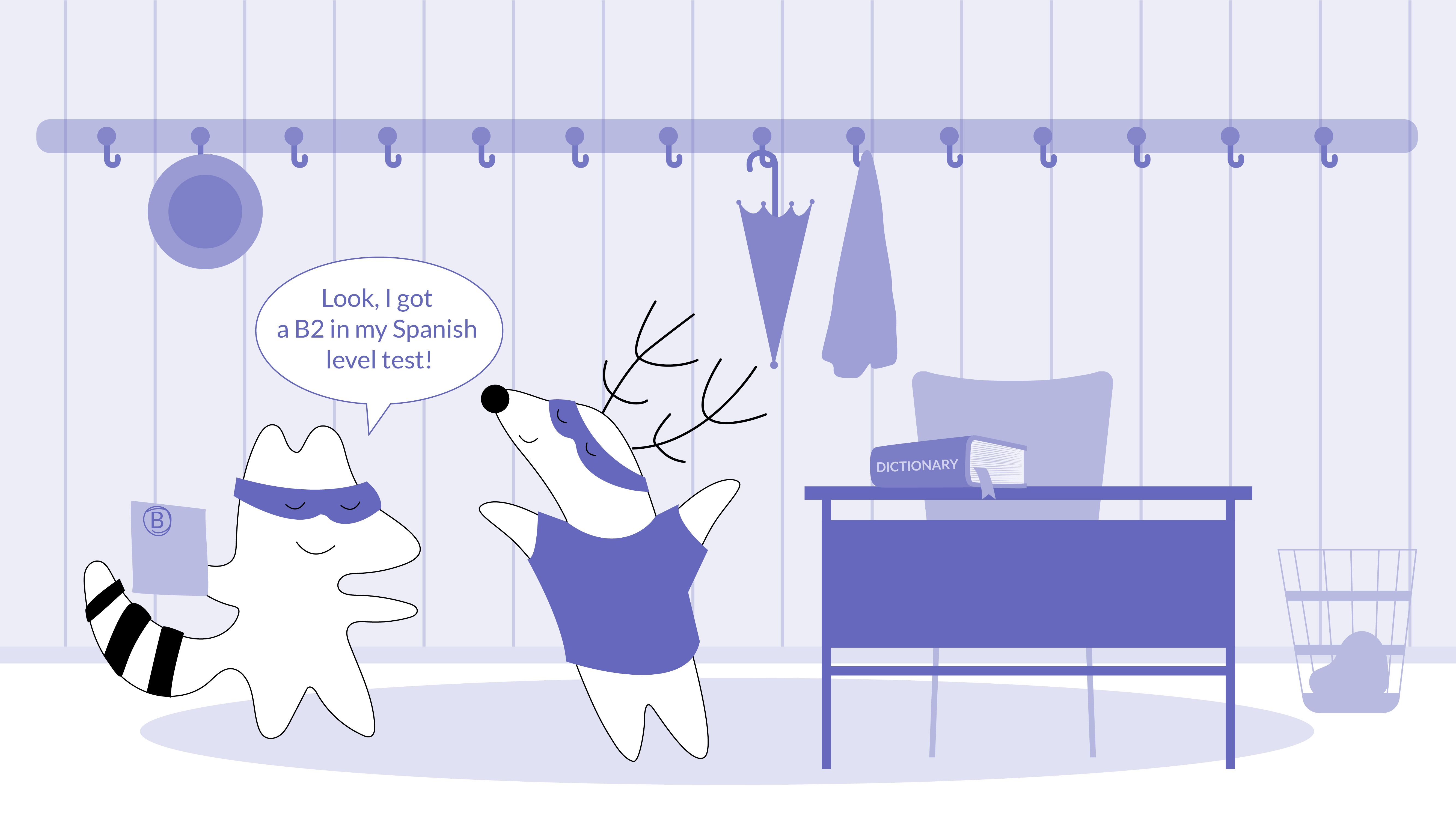 Iggy telling Soren, very happy