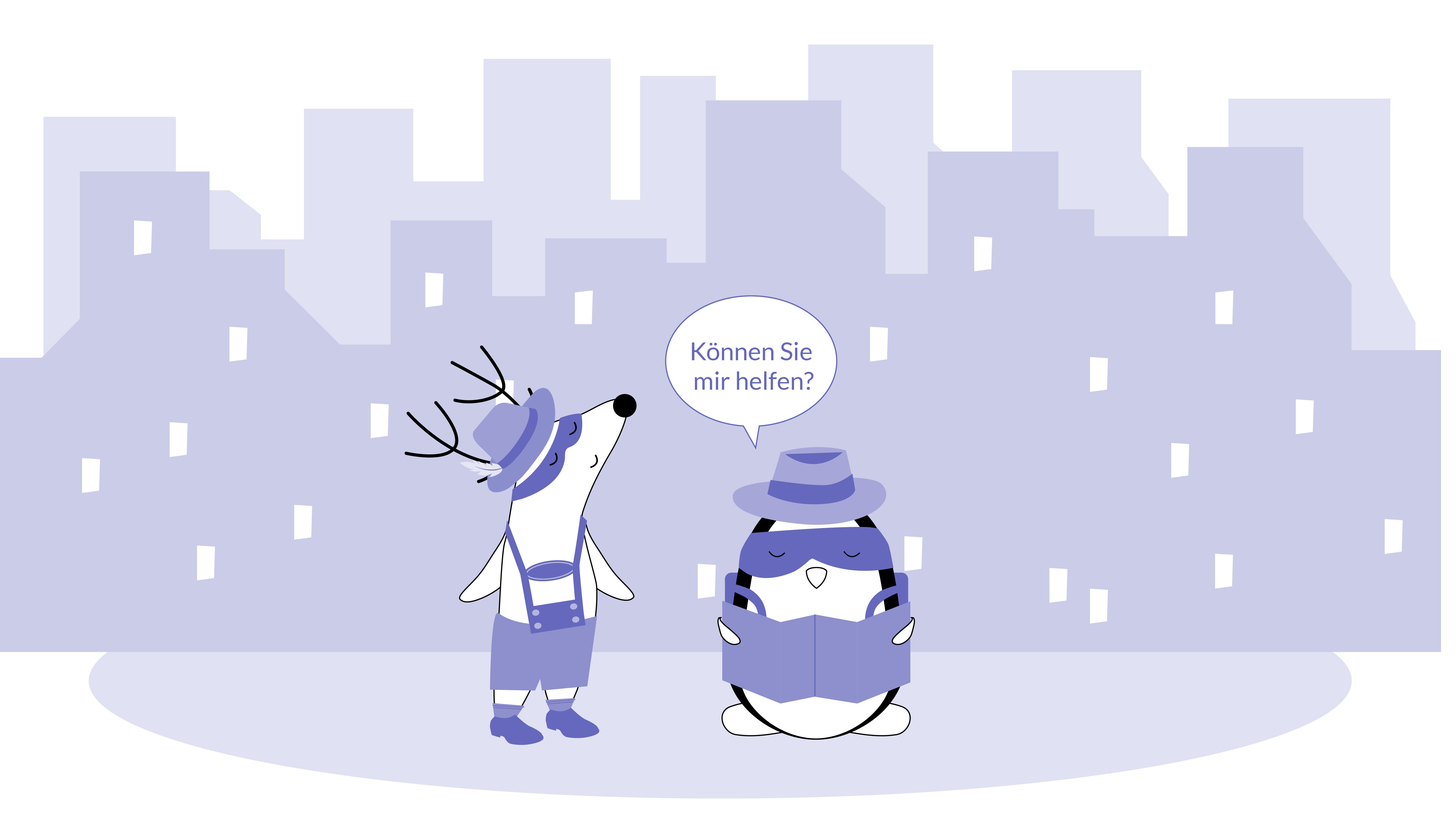 Benji holding a map, asking Soren