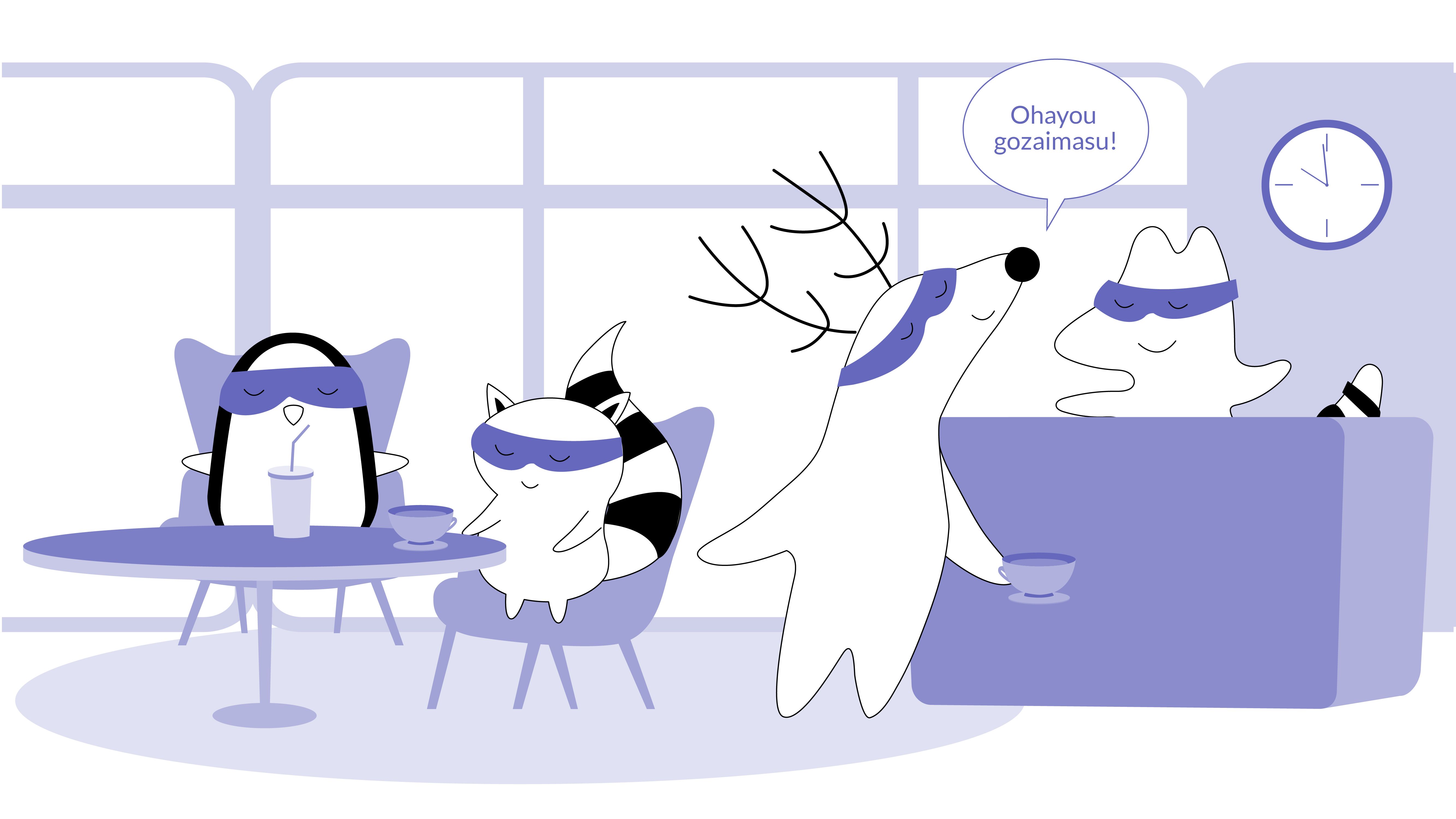 Good morning in Japanese