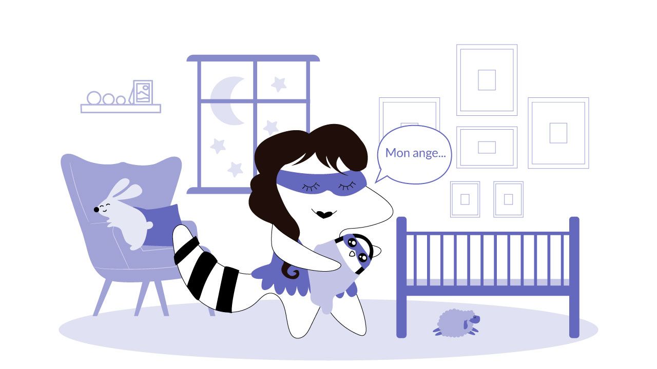 Characters using French words of endearment