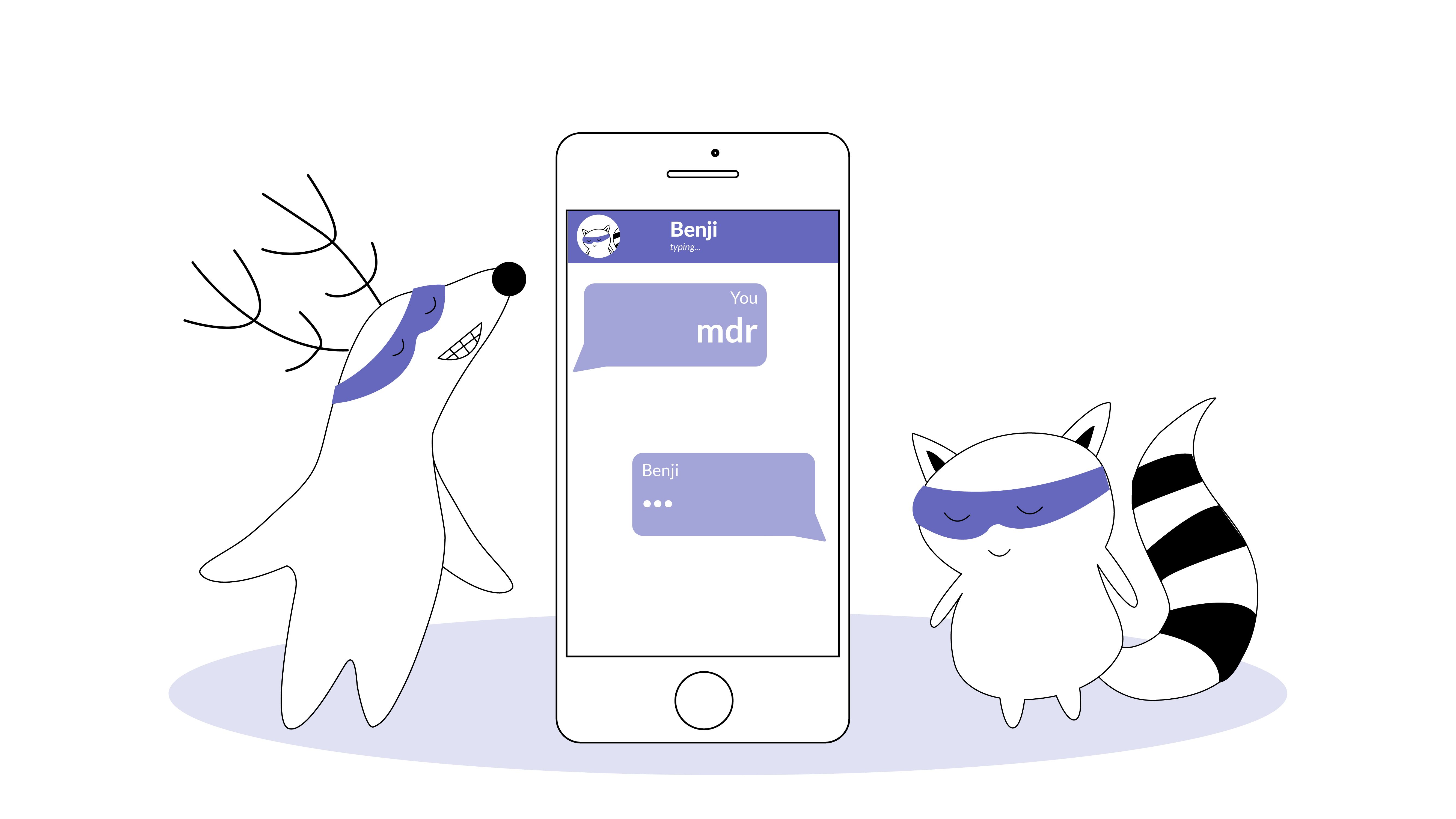 Soren laughing while typing