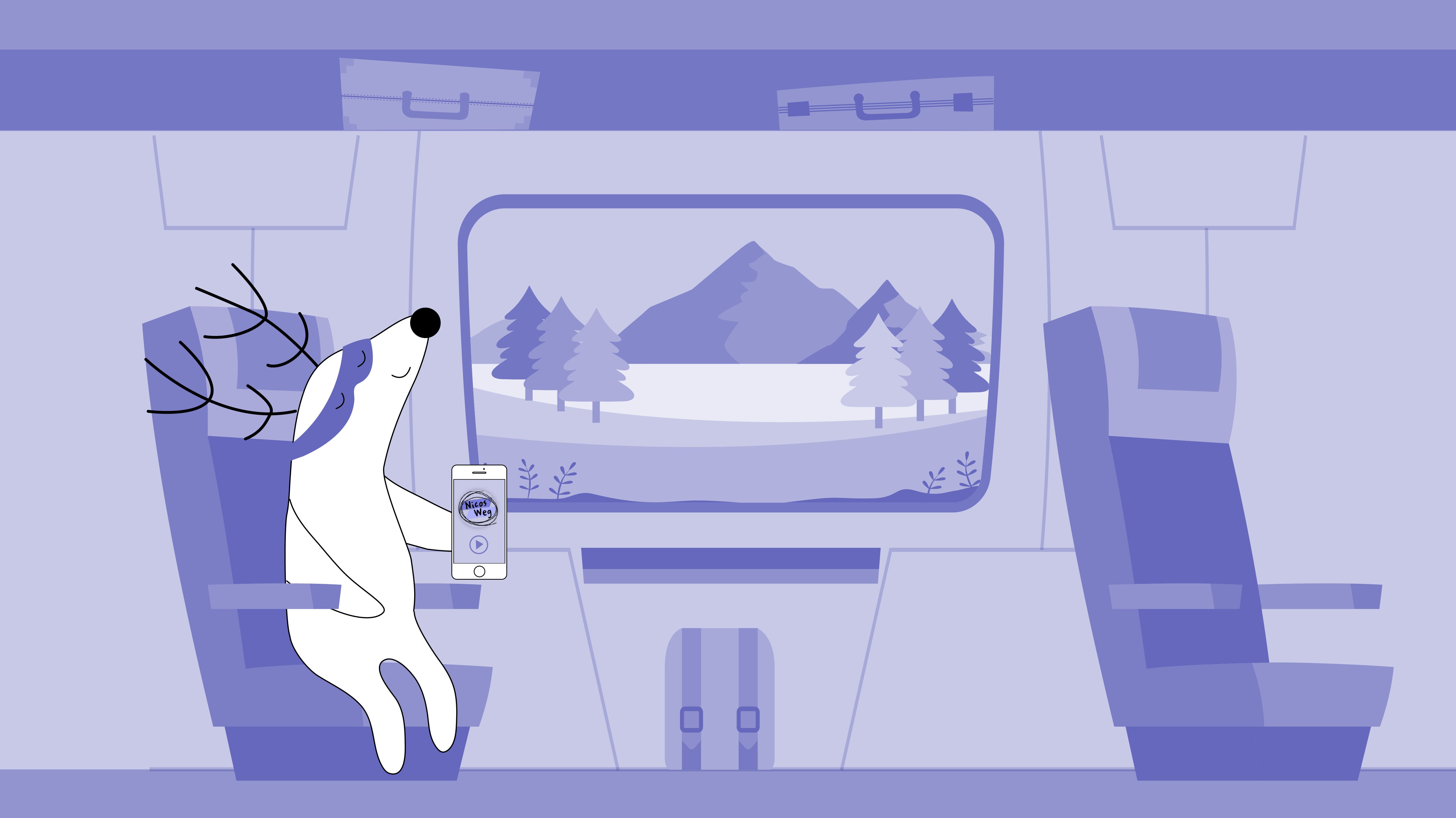 Soren’s watching Nicos Weg’s lesson on a train on his way home.