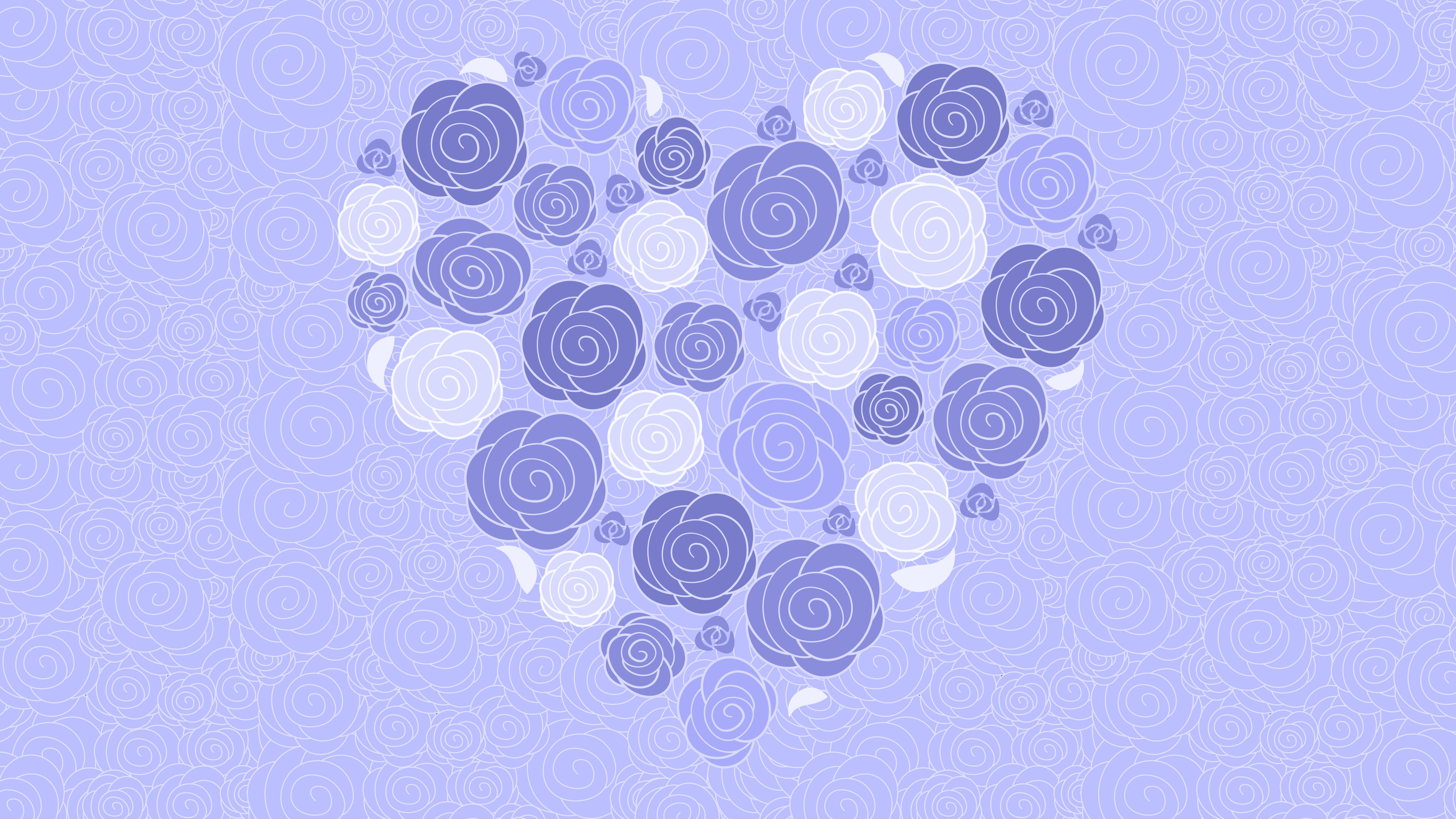 A bouquet of roses in the shape of a heart