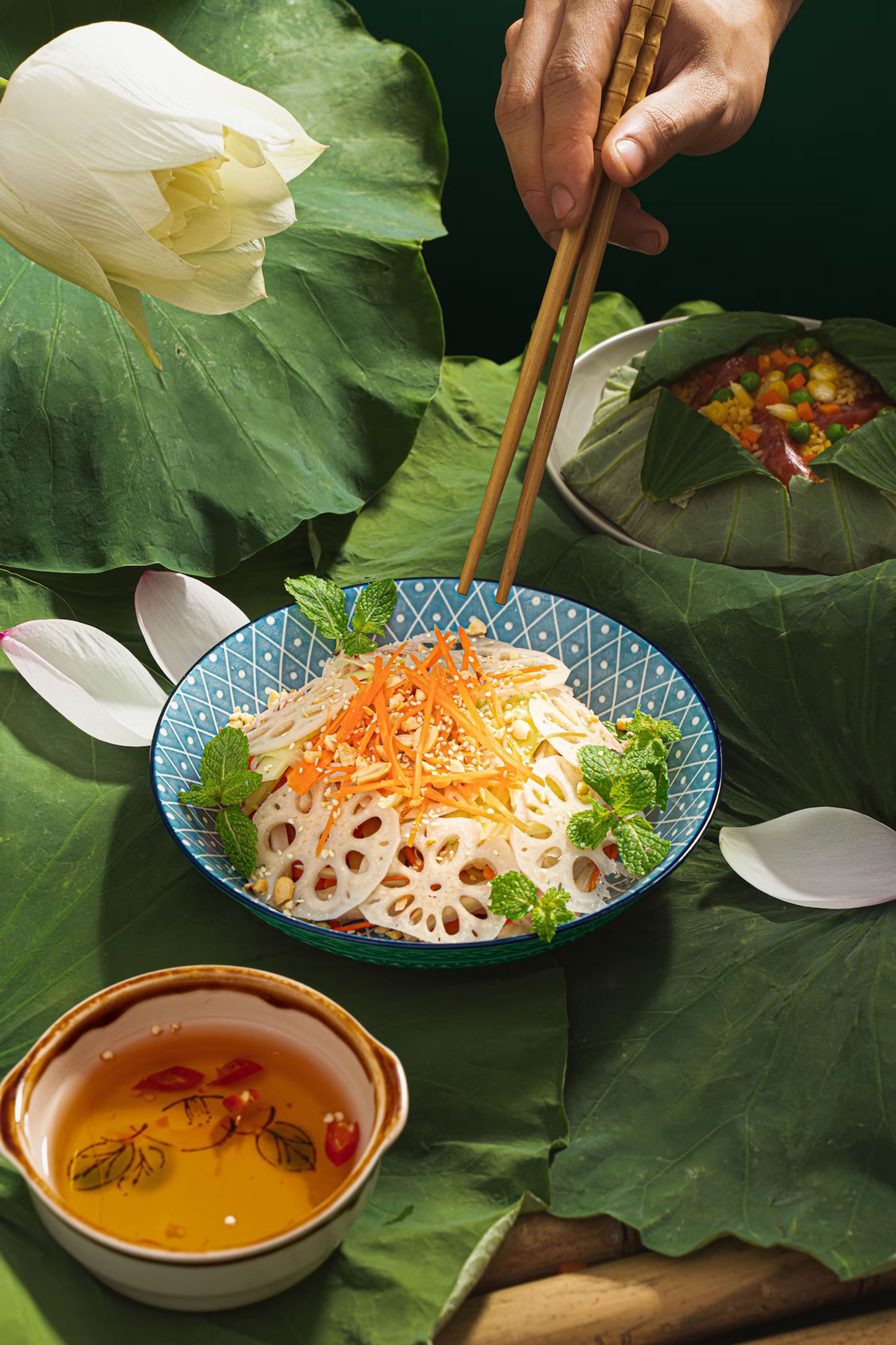 Pozadí stránky menu s jemným tmavým přechodem