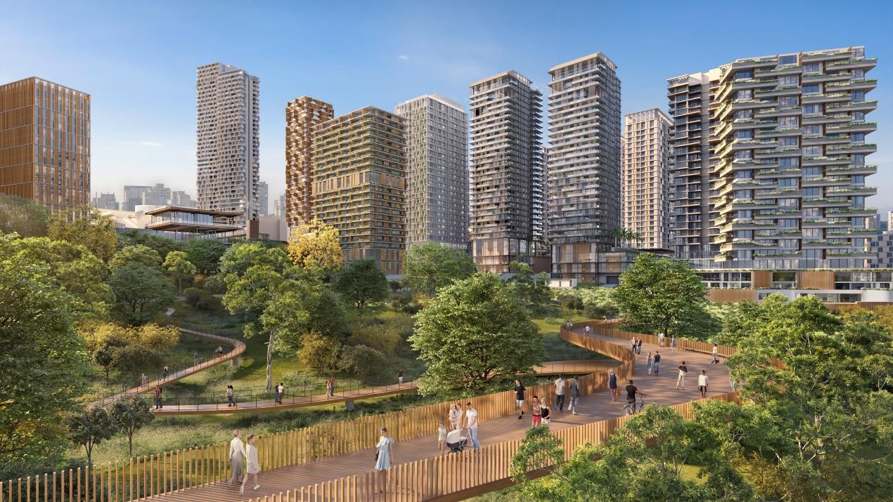 Casa Figueira — masterplan policêntrico com área verde