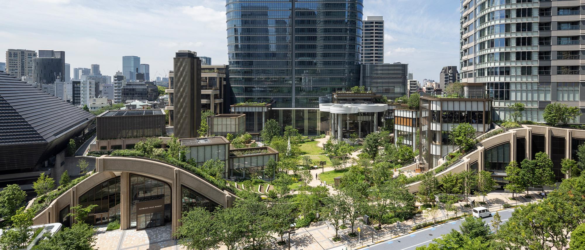 Azabudai Hills — bem-estar como pilar urbano
