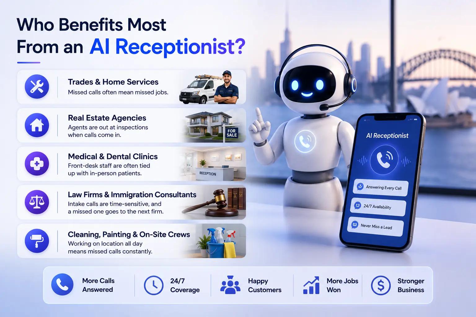 Who Benefits Most From an AI Receptionist