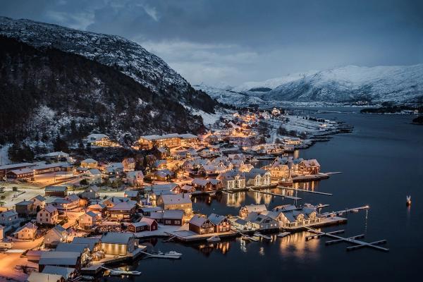 Kalvåg vinterbilde