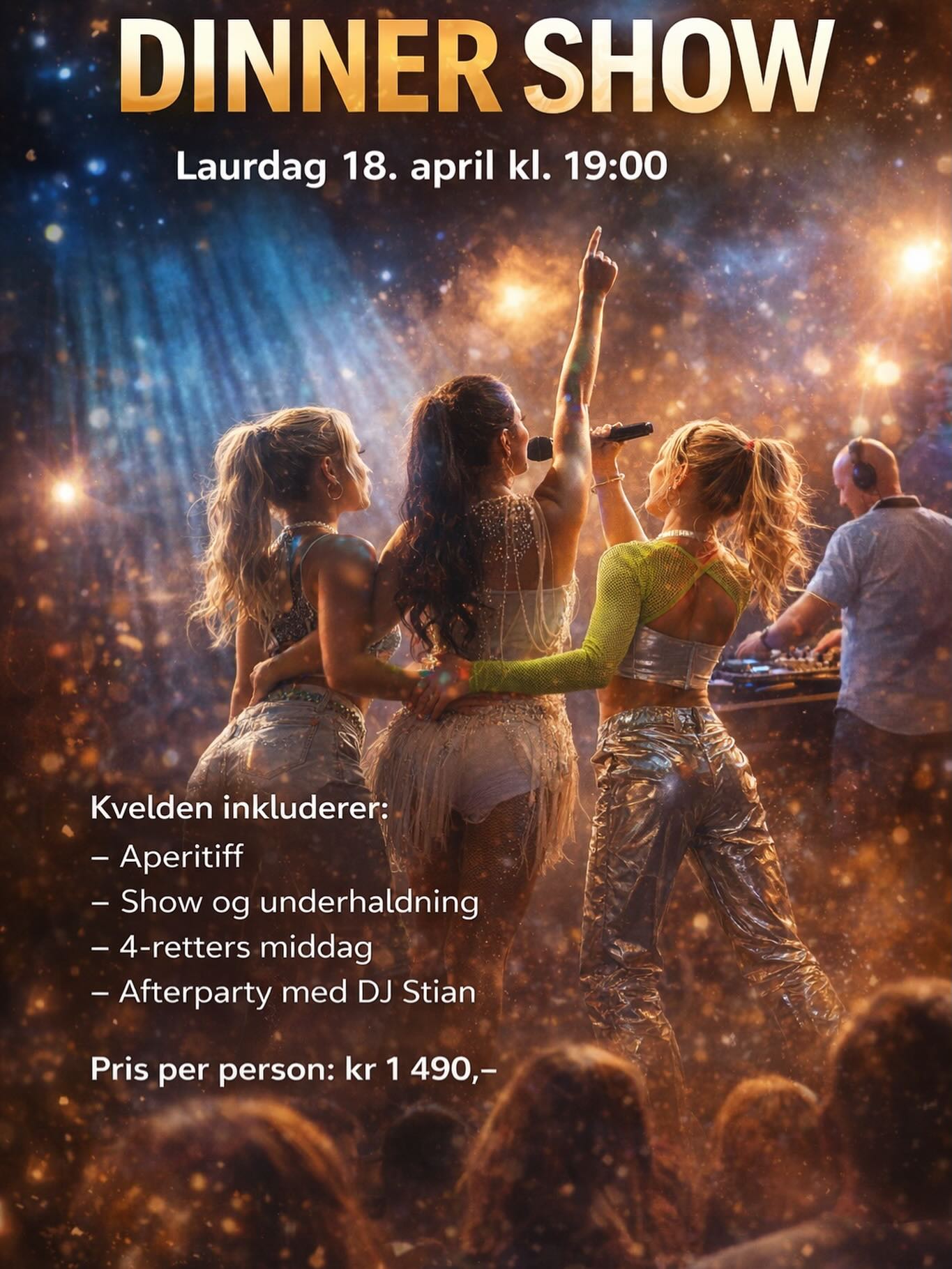 Plakat for Dinner show