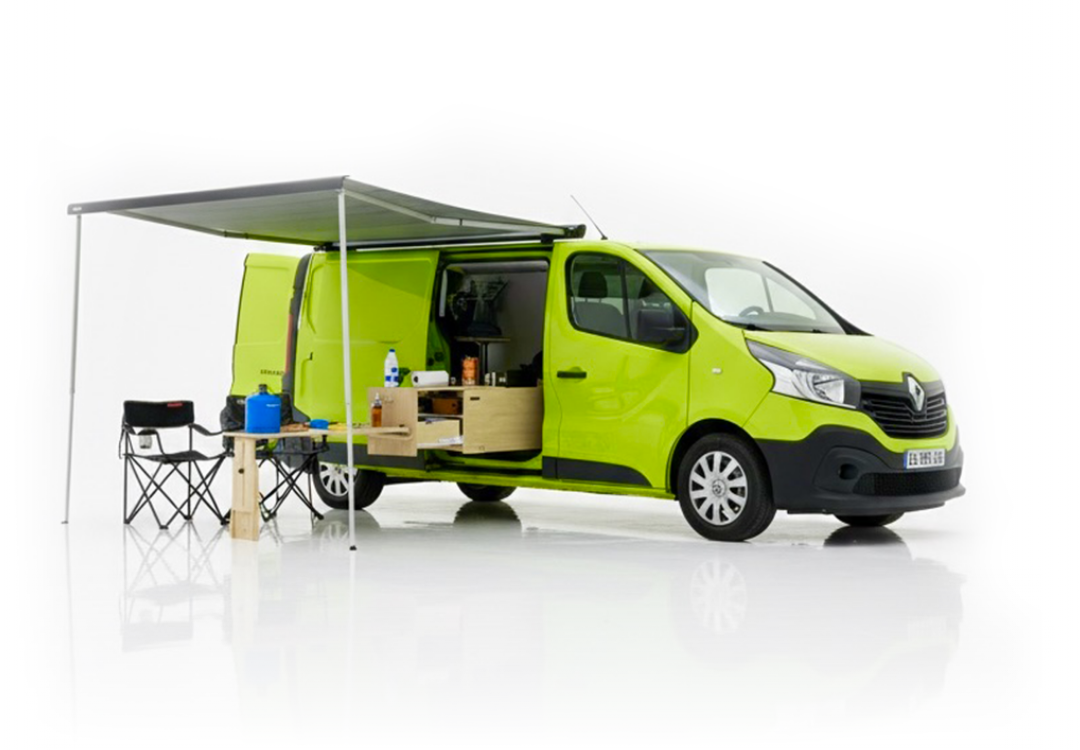 van aménagé renault trafic III Yoni ouvert Vanzon Explorer