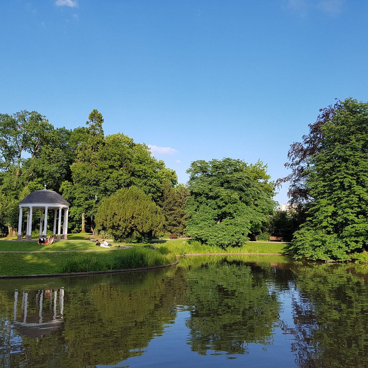 Vue de Parc de l'Orangerie en Alsace, Parc — road trip van France