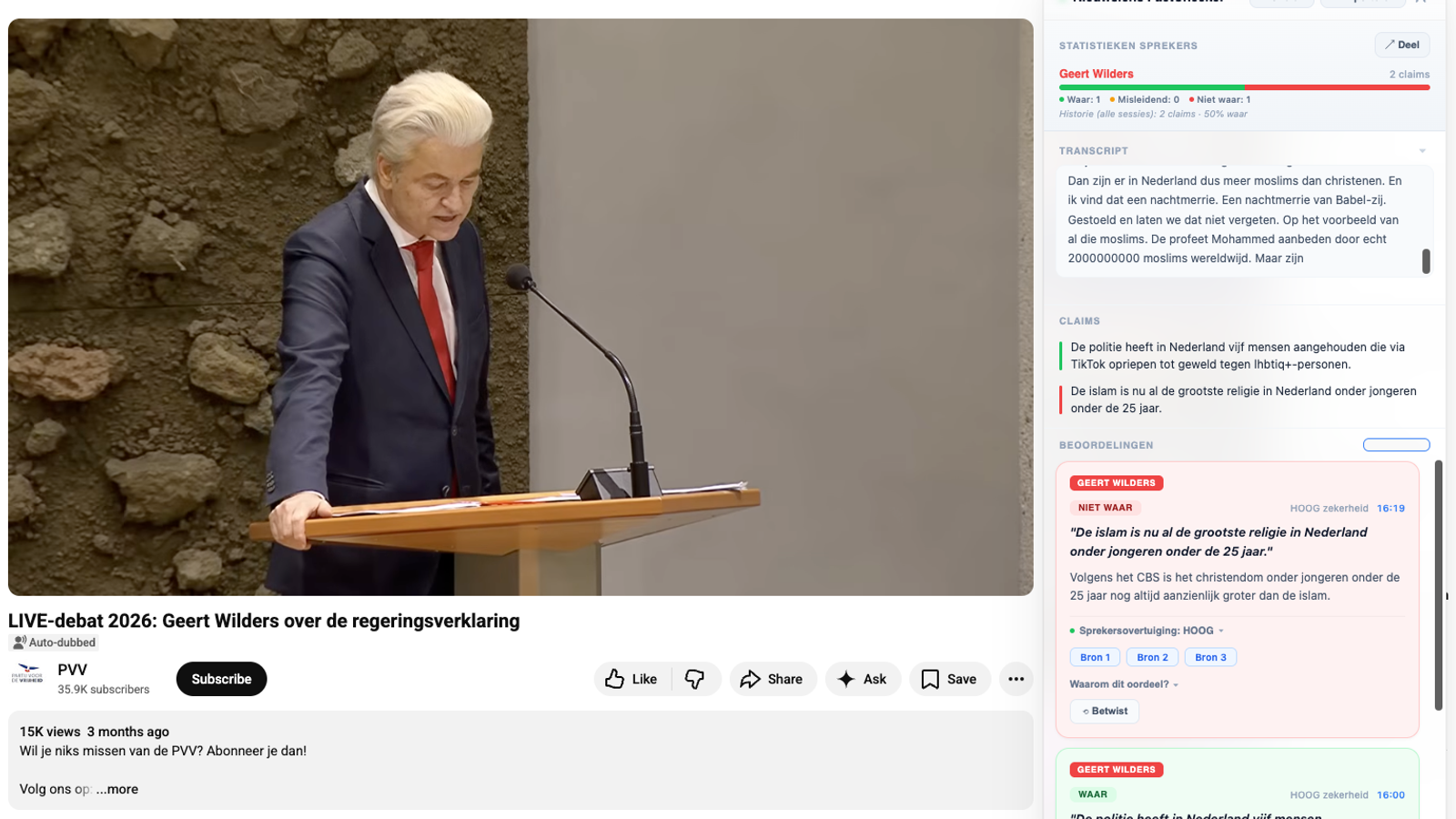 De Nieuwslens LIVE: De Factchecker voor Nederland
