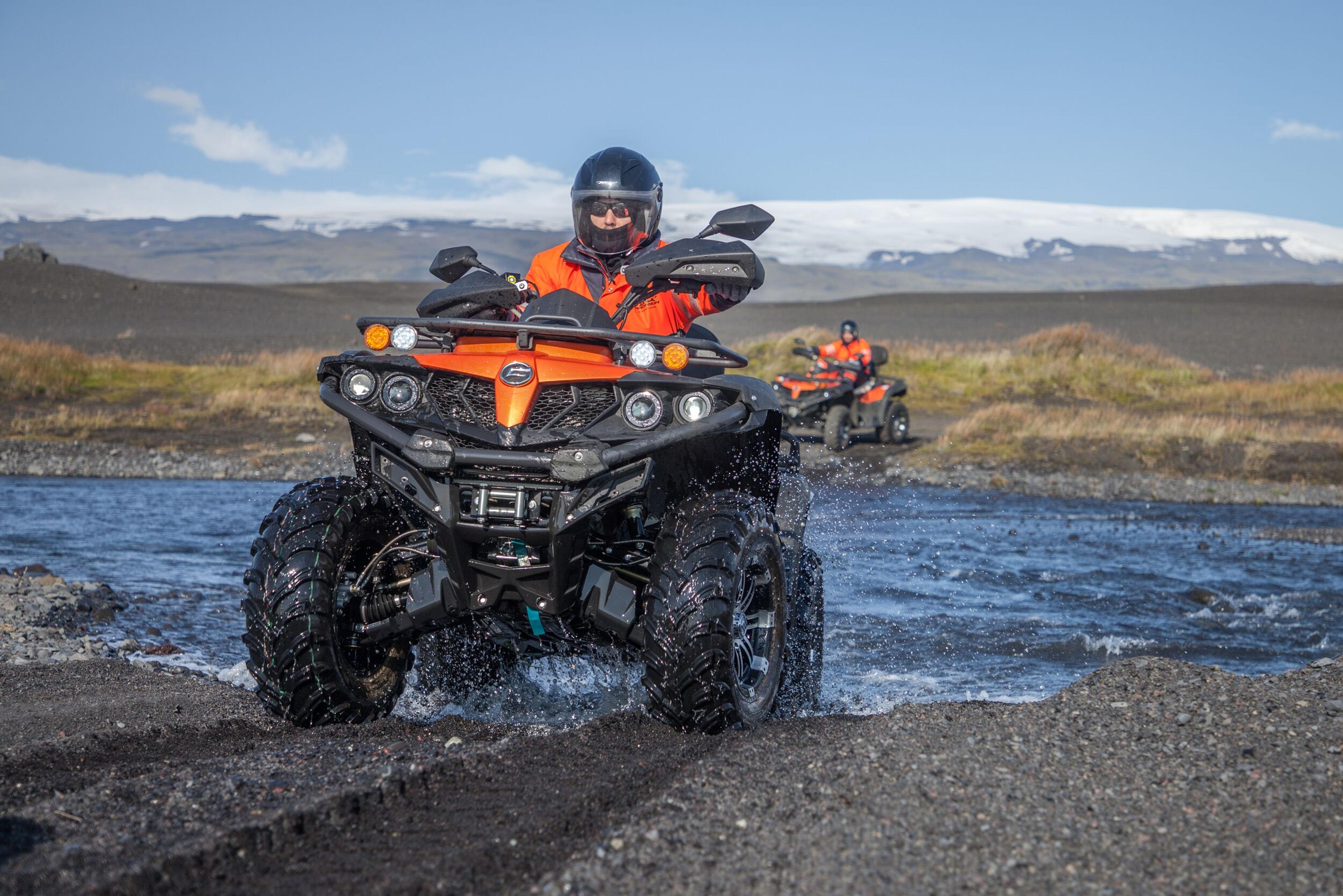 ATV Journey Across a Lake, Unforgettable Off-Road Experience