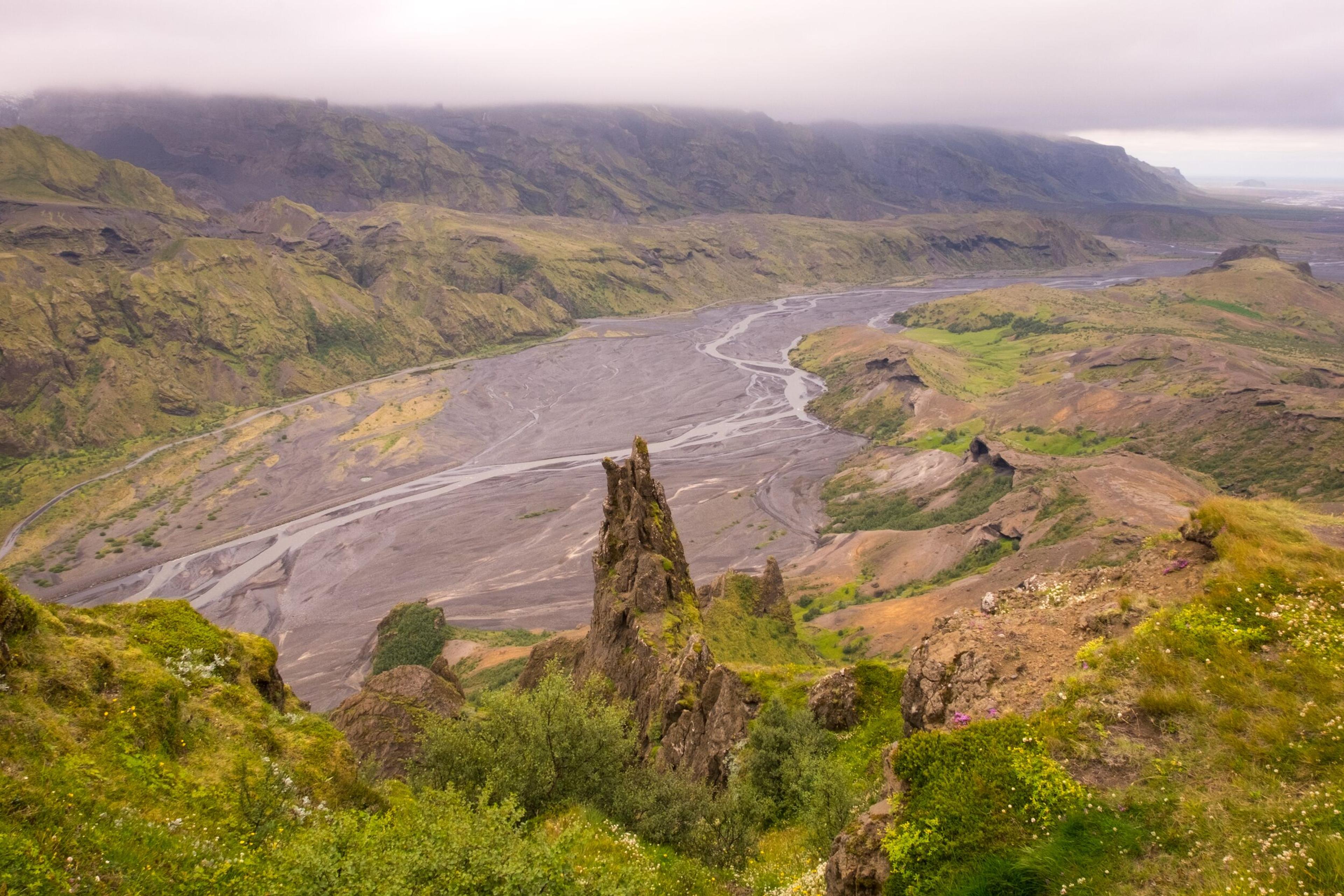 View over Merkurrani, Þórsmörk