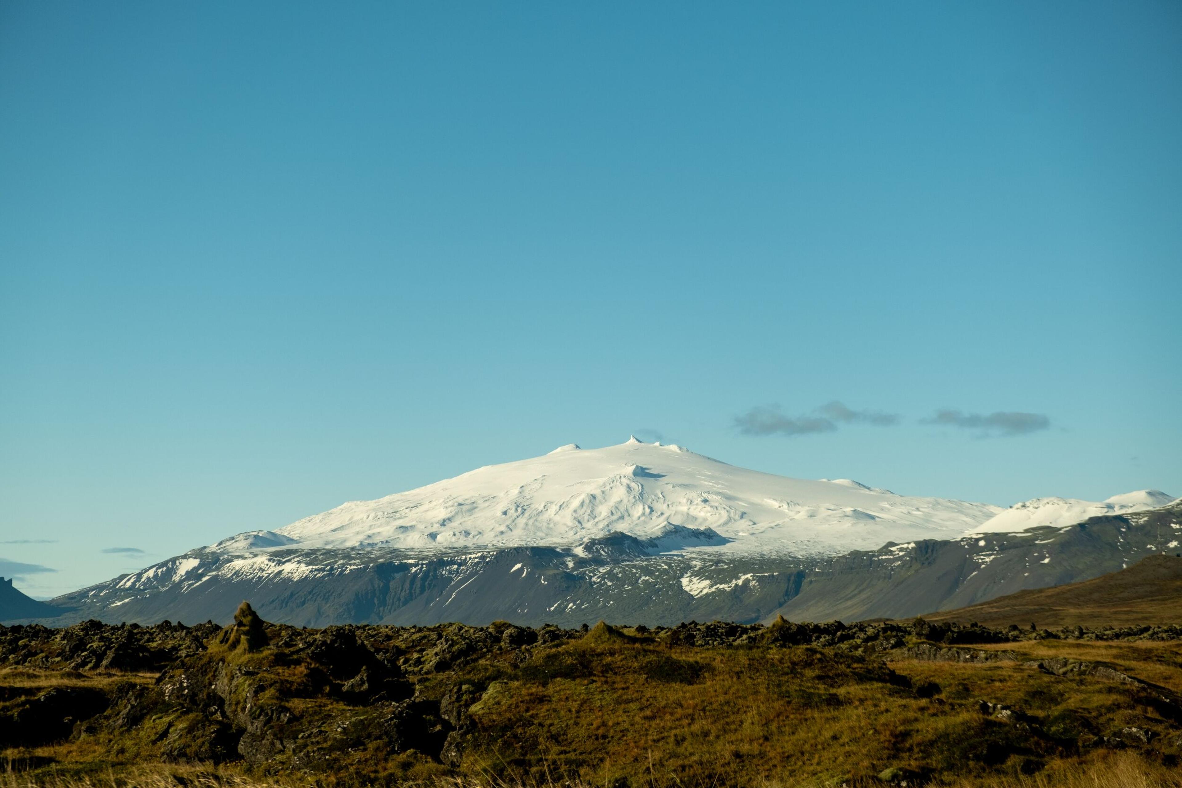 Landscape view of Snæfellsjökull's Mountain 