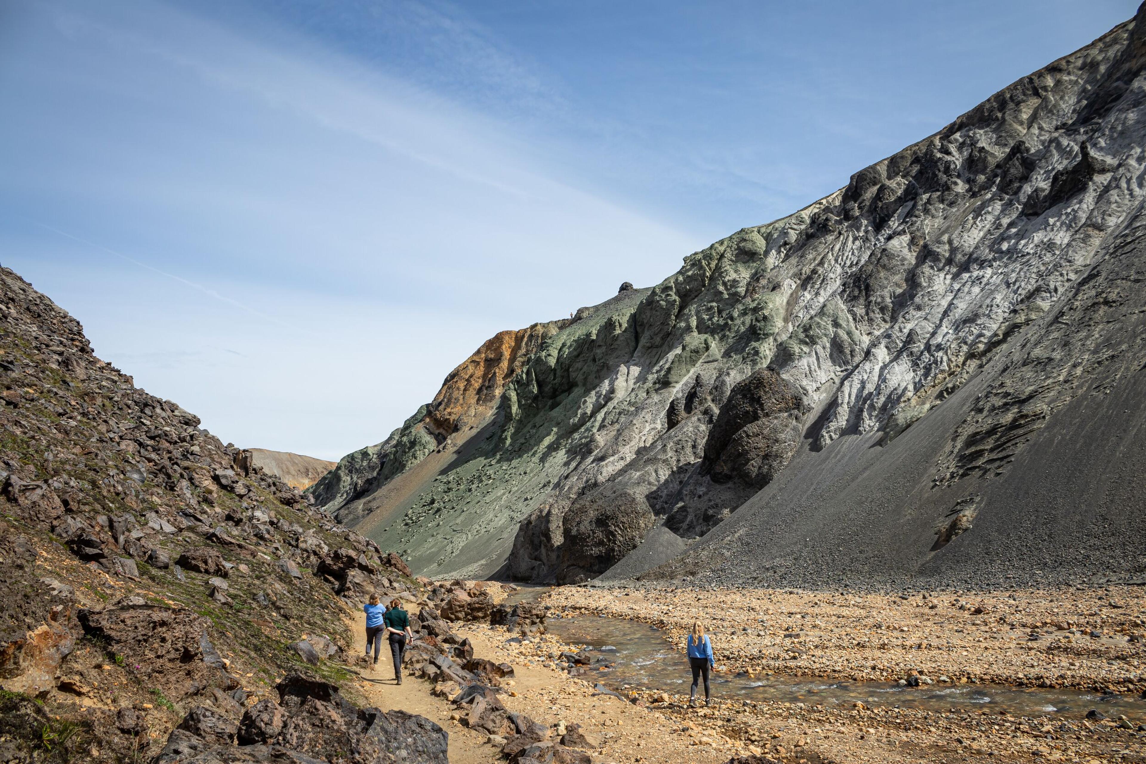 Rocky landscape in the Iceland Highlands