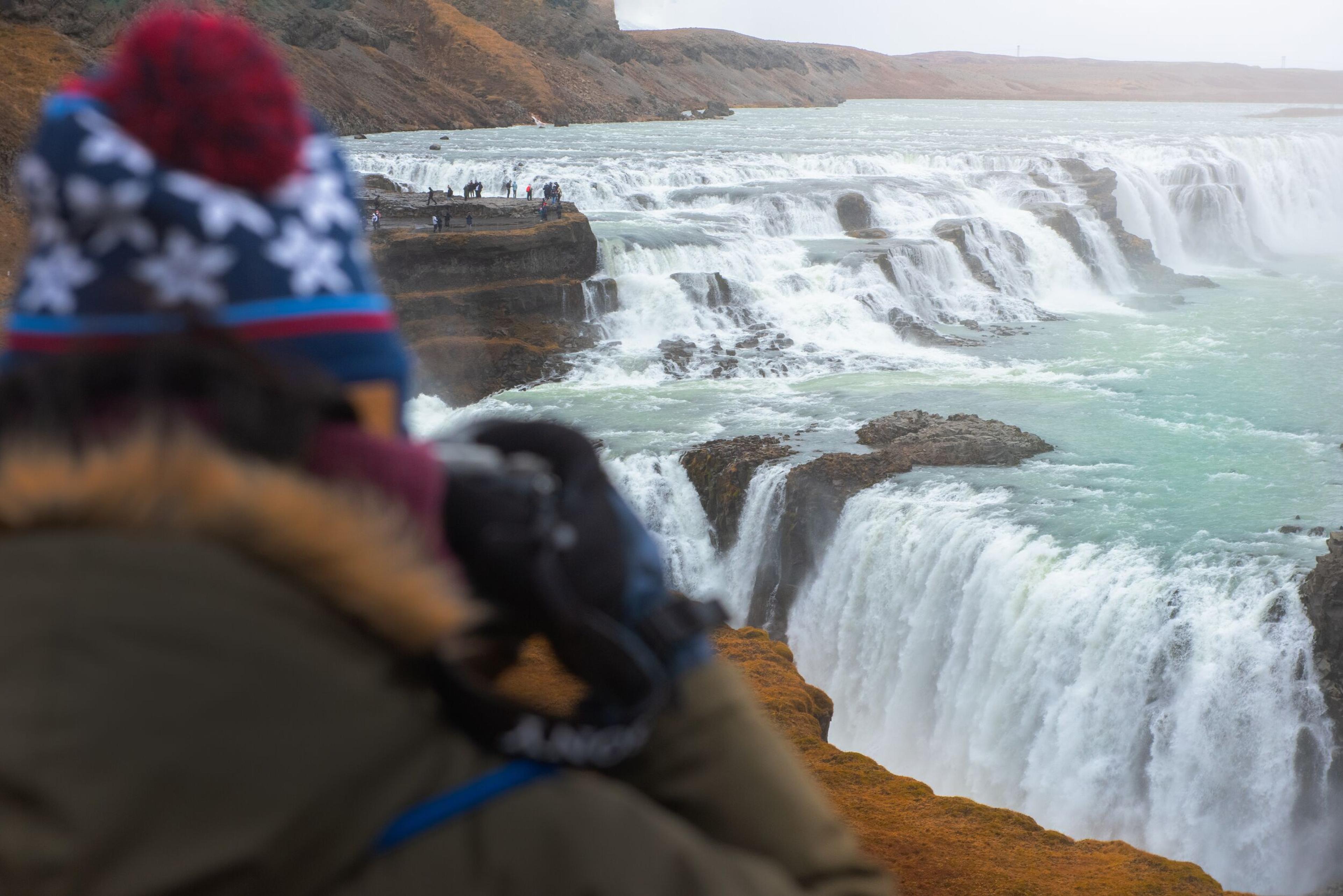 Gullfoss Waterfall in the golden circle in Iceland