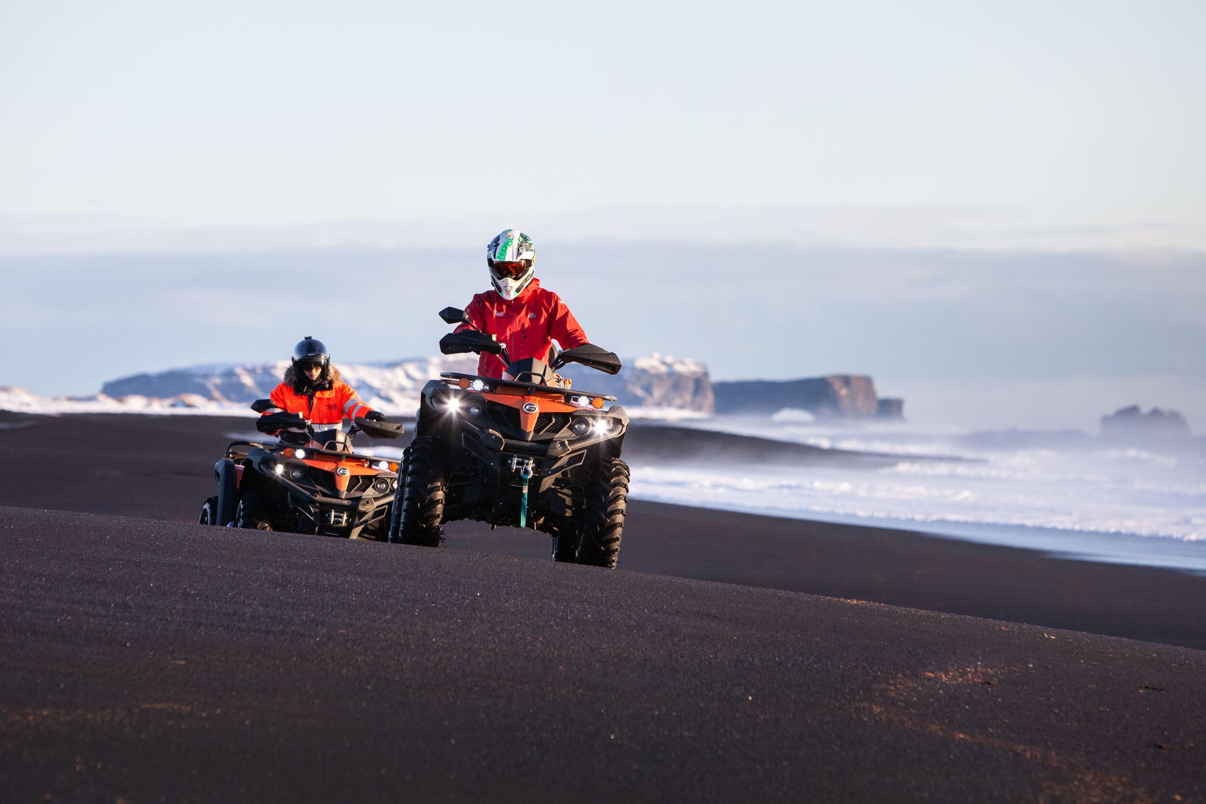 Duo ATV Adventure on Iceland's Iconic Black Beaches