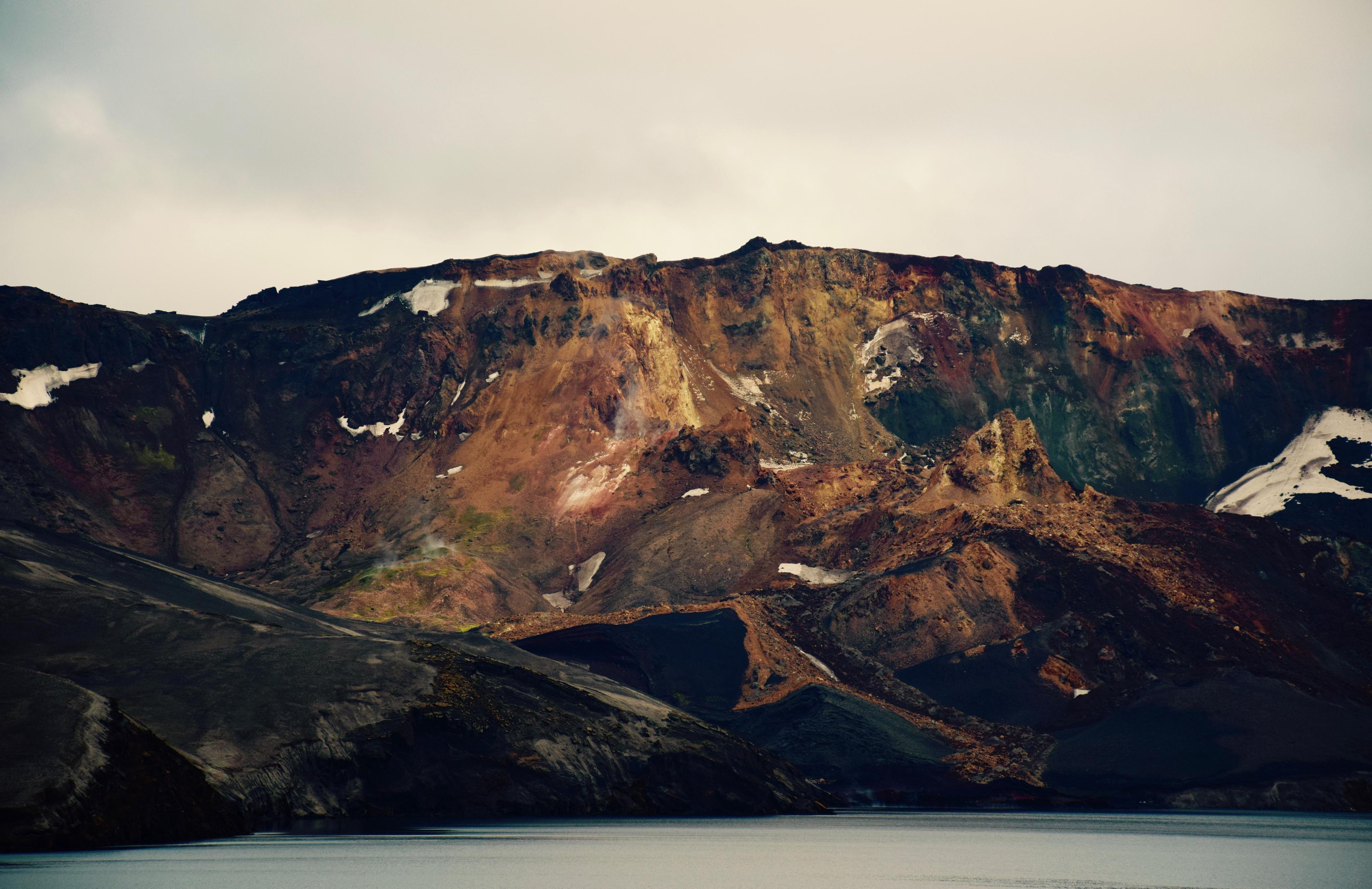 Mountain formations around the Askja crater.