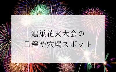 鴻巣花火大会2024の穴場スポット3選&日程や駐車場紹介